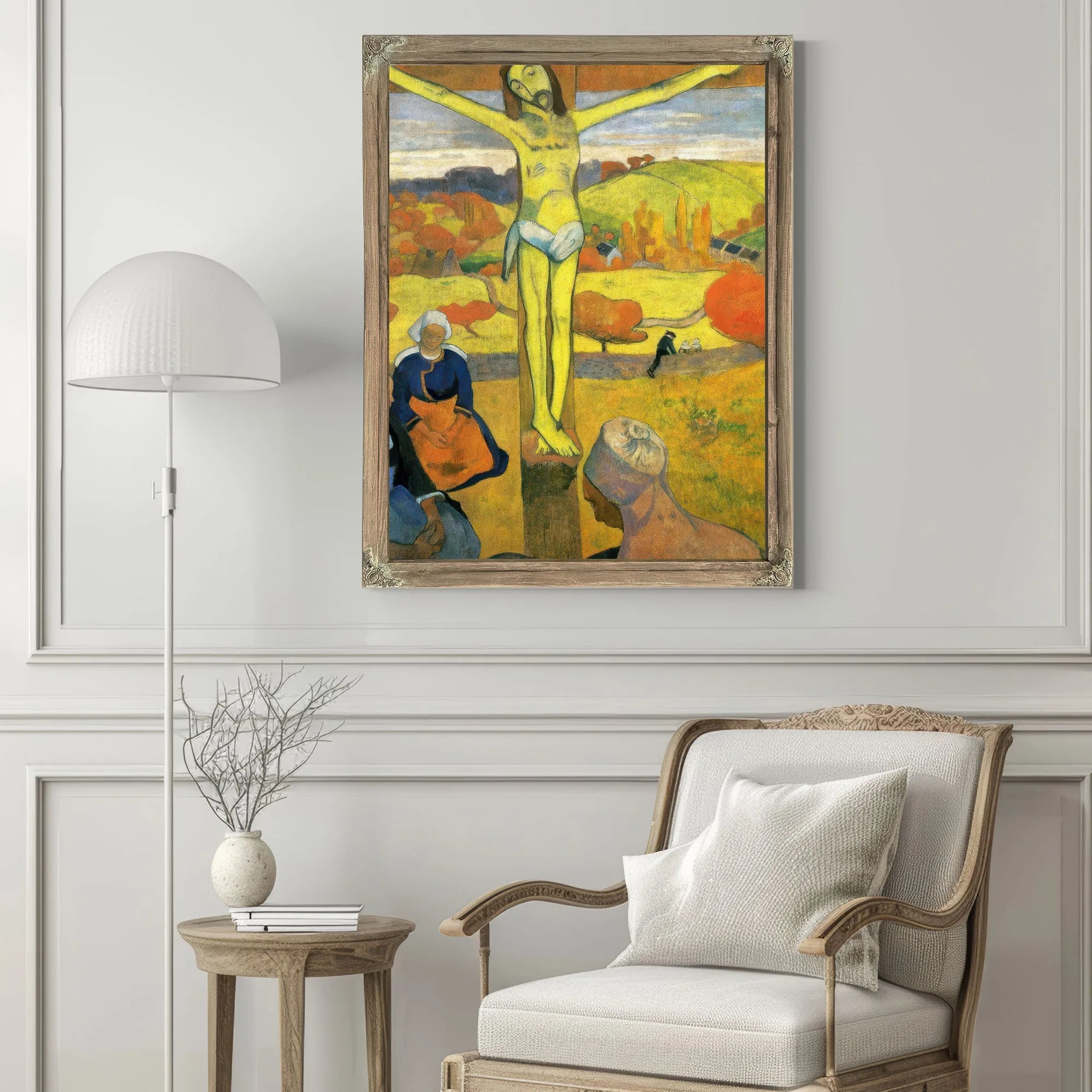 The Yellow Christ 1889 Oil On Canvas 91X73Cm Albright Knox Gallery By Paul Gauguin Fine Art Print