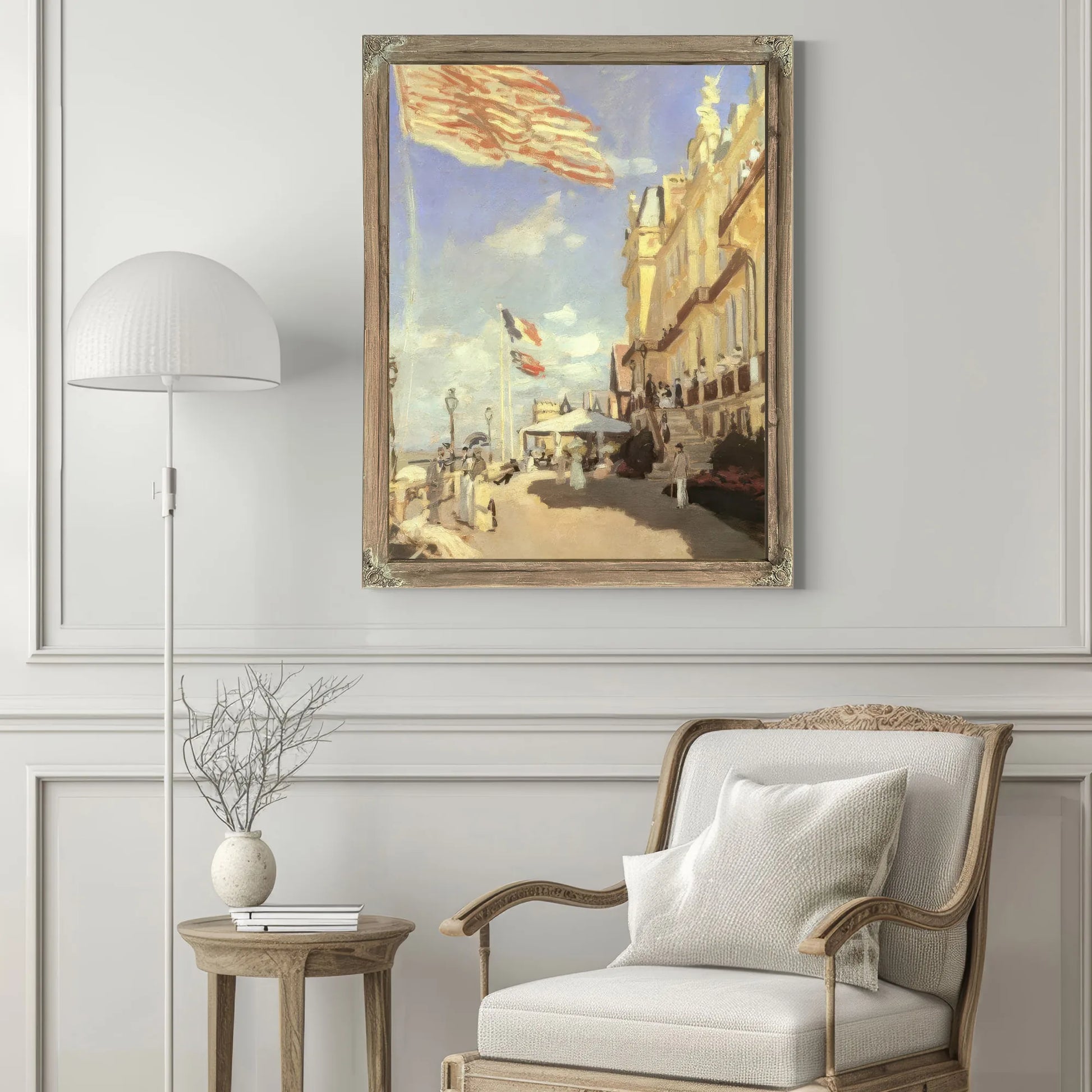 L'hotel Des Roches Noires A Trouville By Claude Monet Fine Art Print