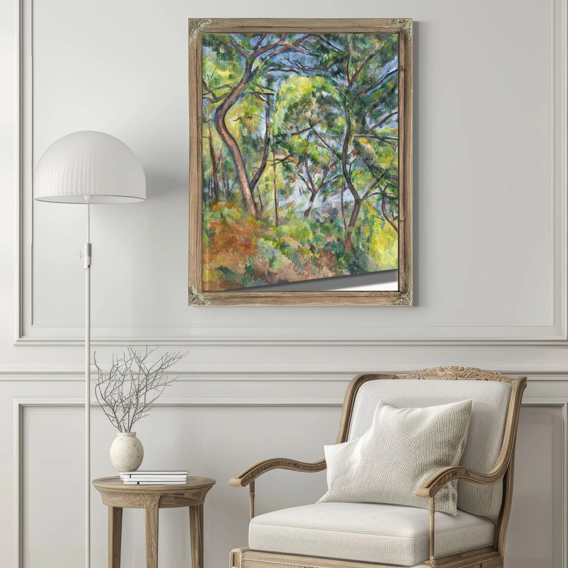 Sous Bois By Paul Cezanne Fine Art Print