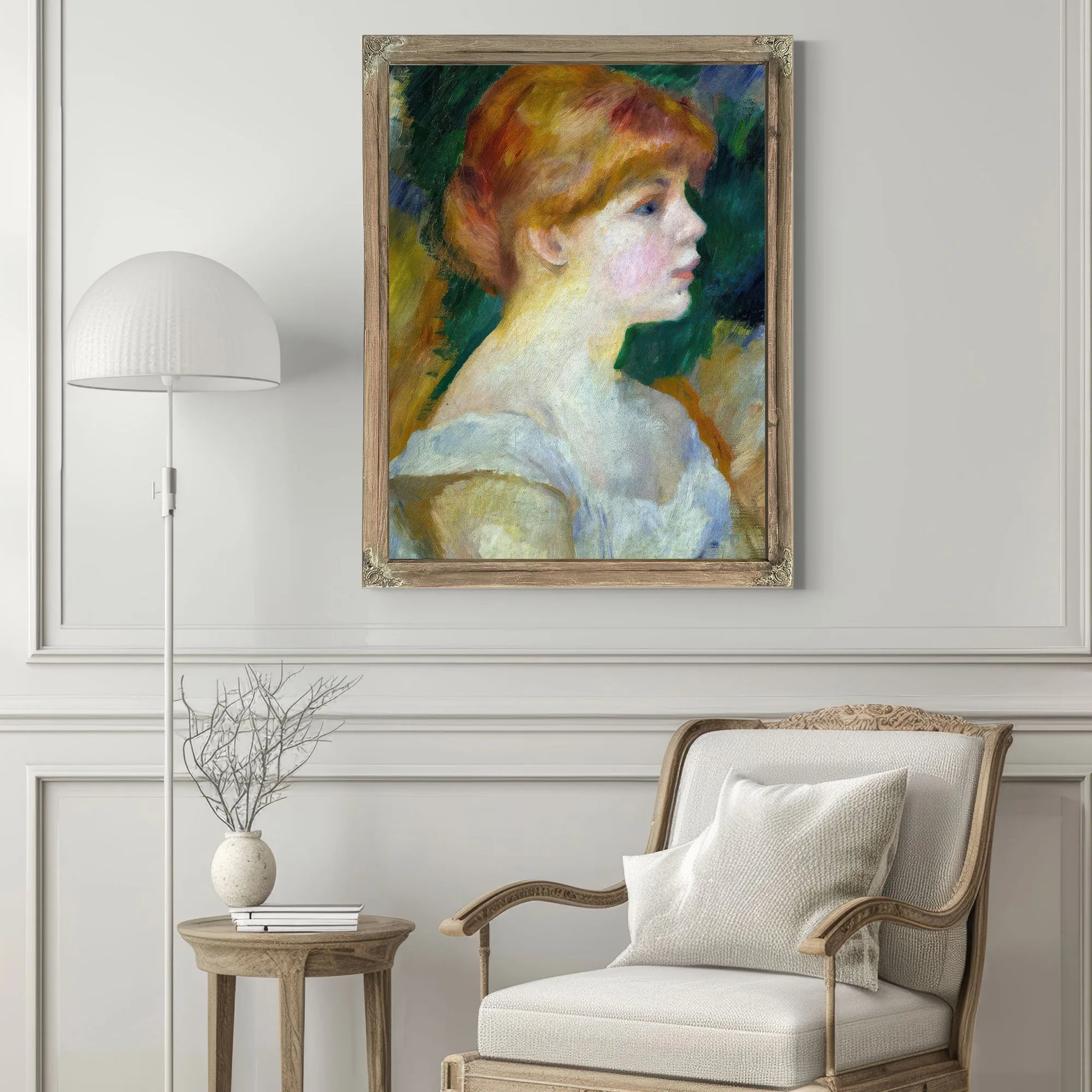 Suzanne Valadon By Pierre August Renoir Fine Art Print