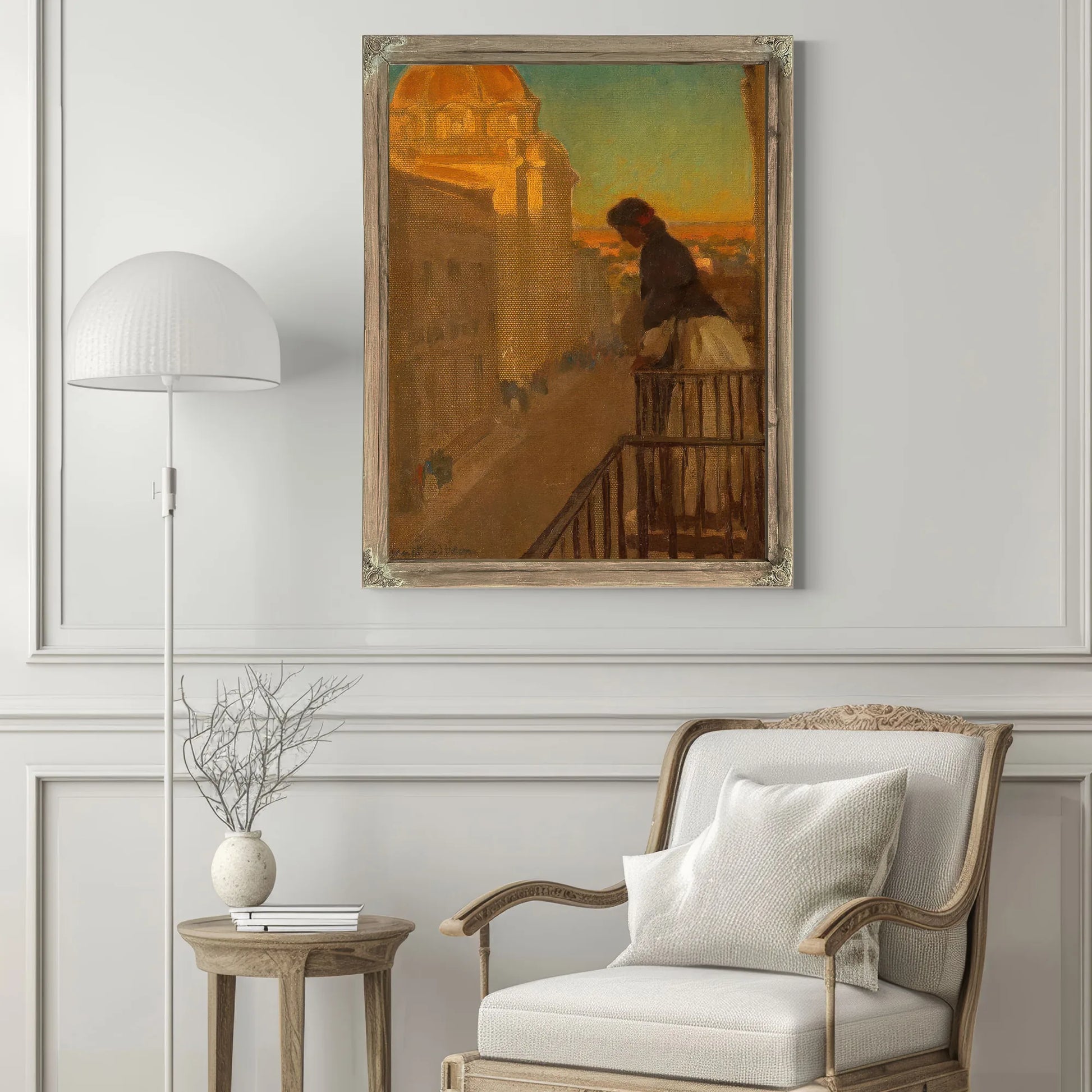 From A Balcony In Guadalajara 1905 By Maynard Dixon Fine Art Print