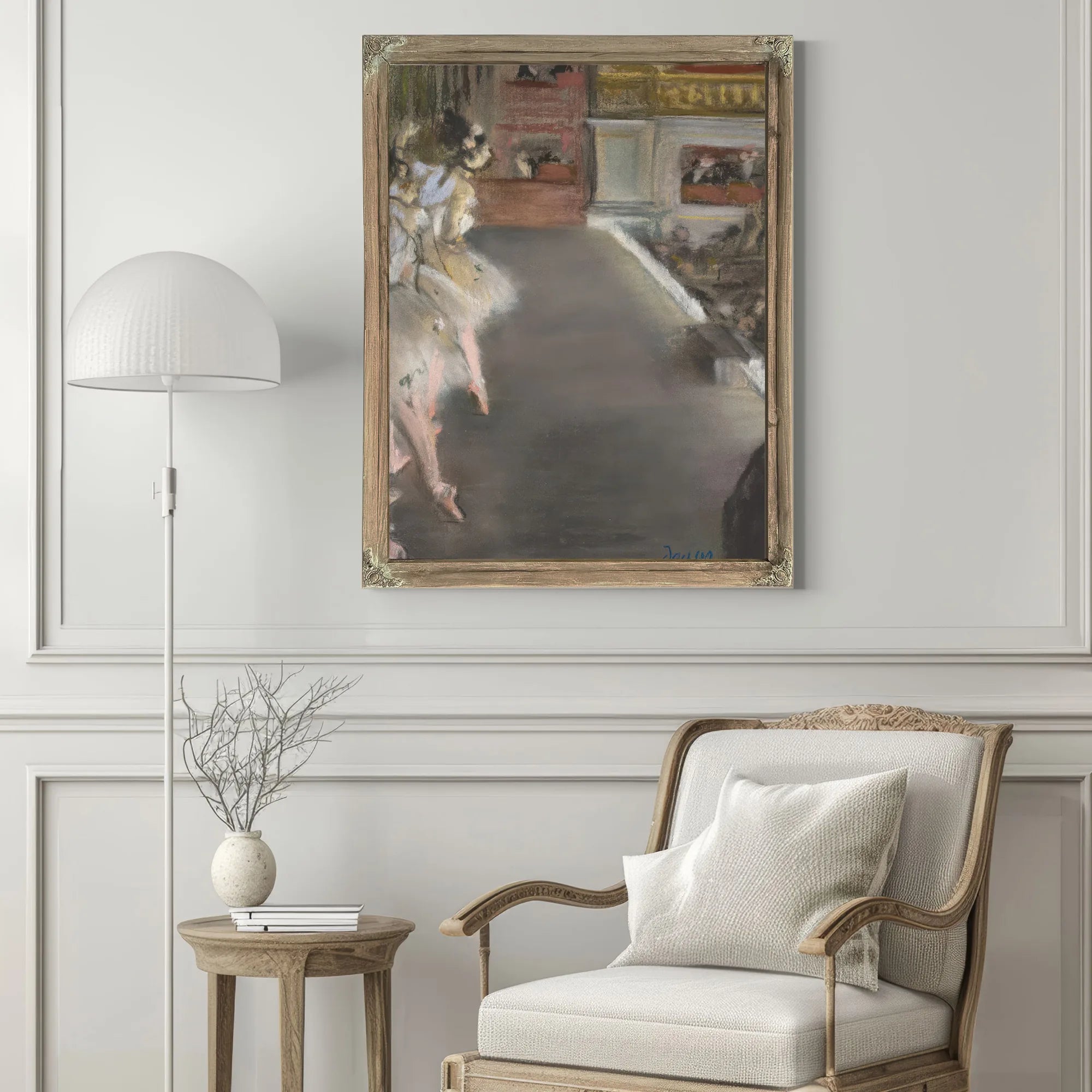 Dancers At The Old Opera House By Edgar Degas Fine Art Print