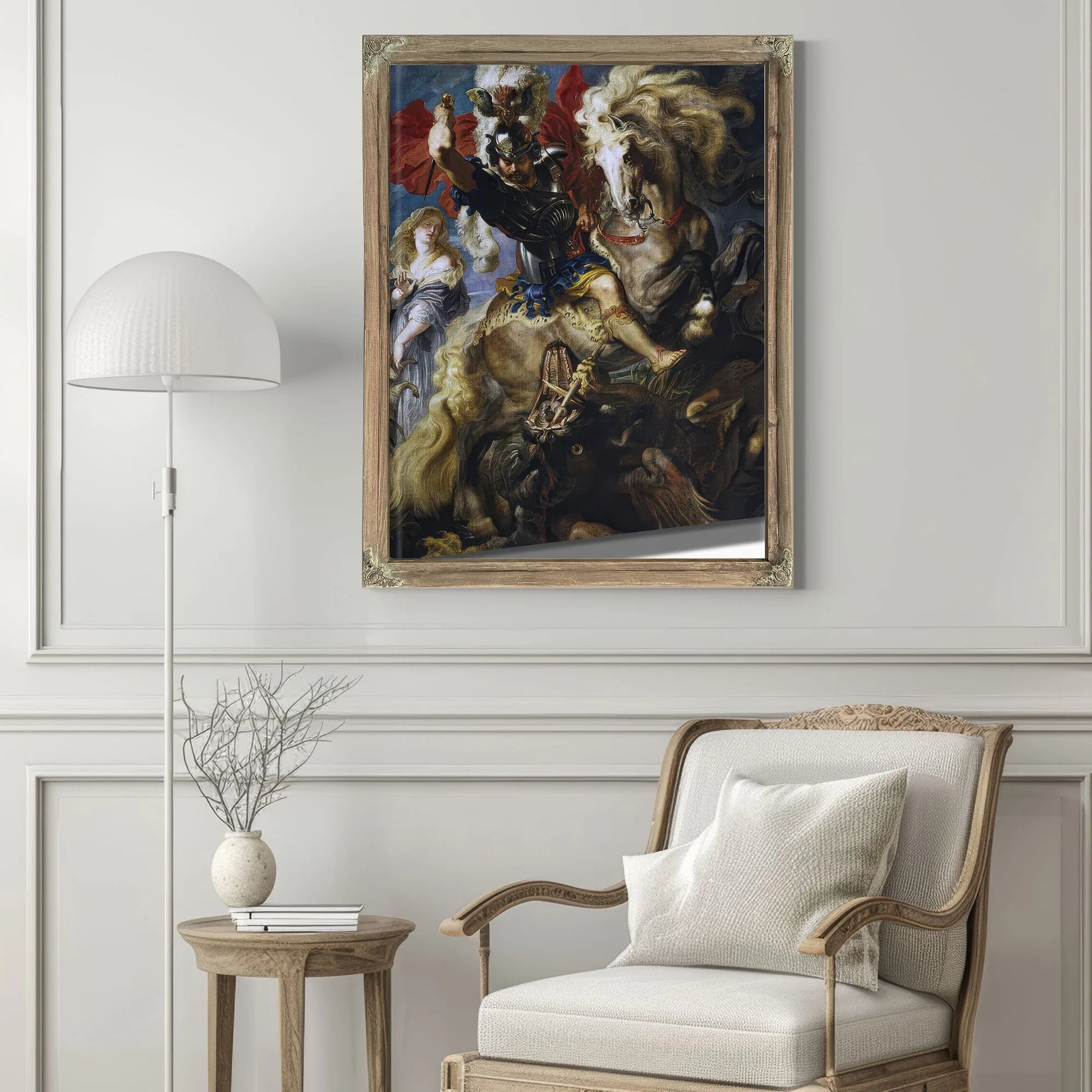 Peter Paul Rubens Saint George And The Dragon 1607 By Peter Paul Rubens Fine Art Print