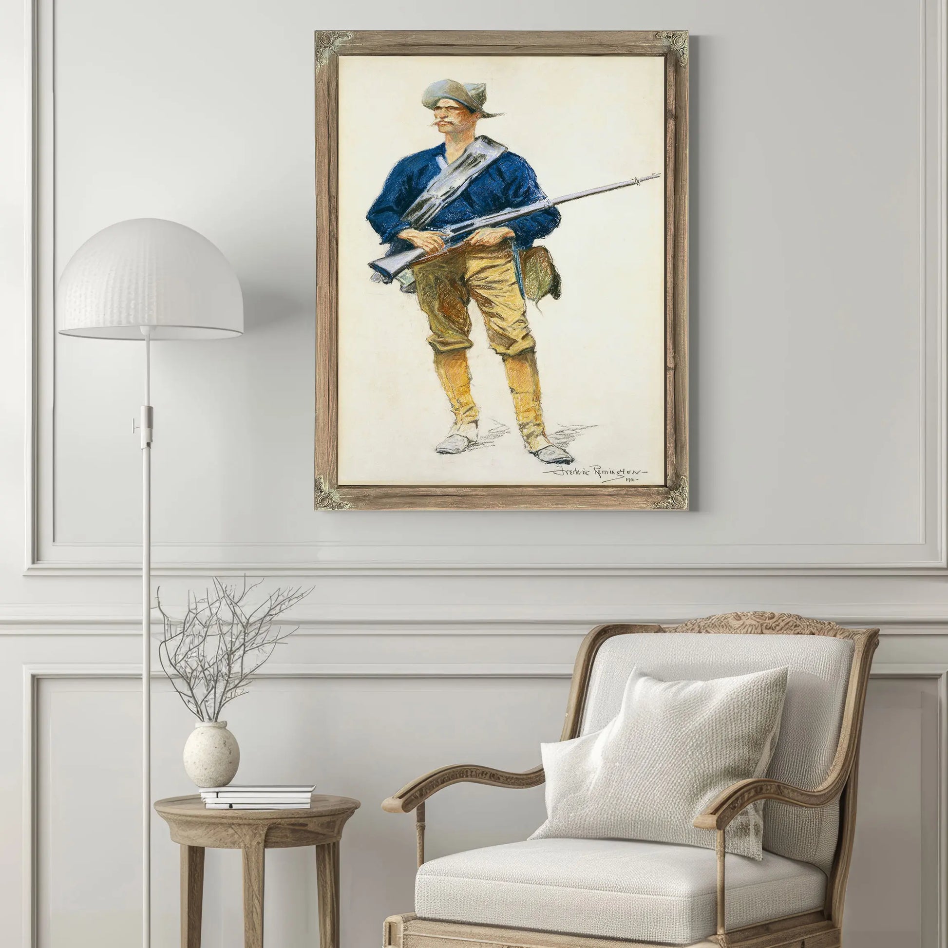 The Infantry Soldier by Frederic Remington