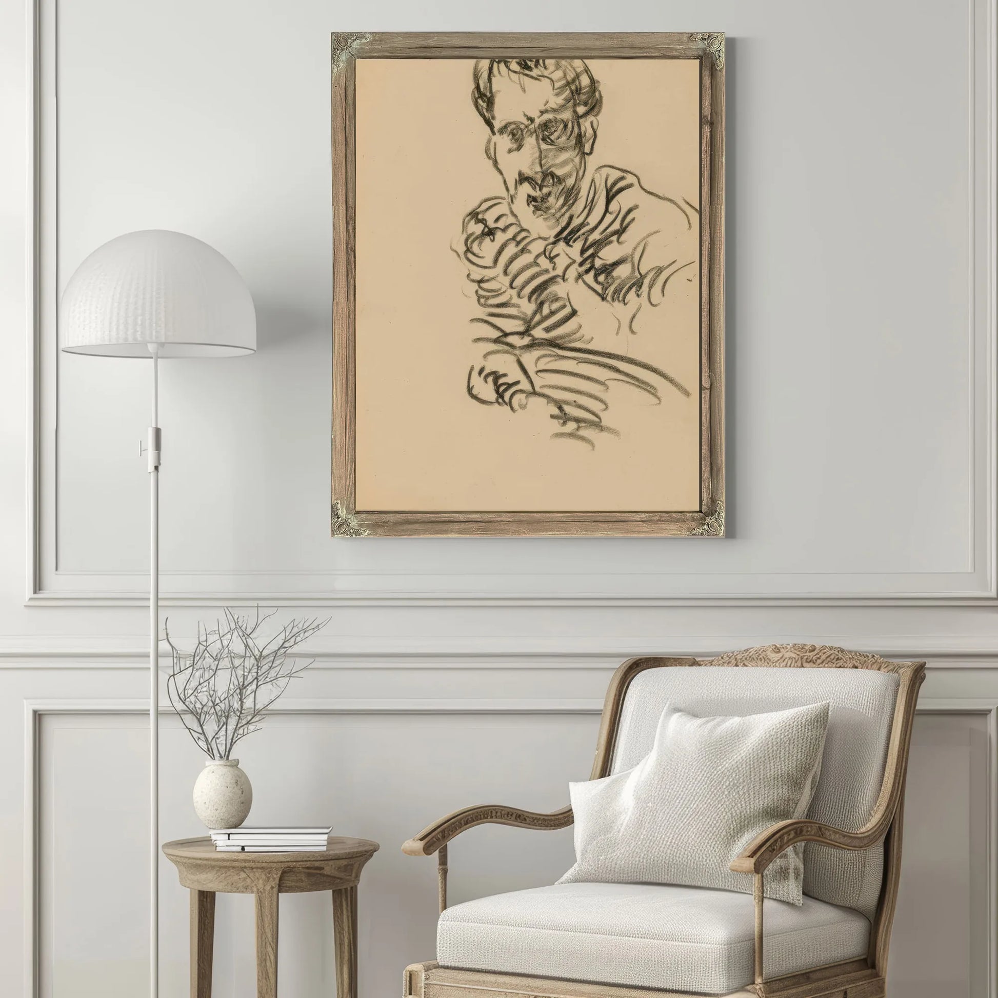 Self Portrait By Marsden Hartley Fine Art Print