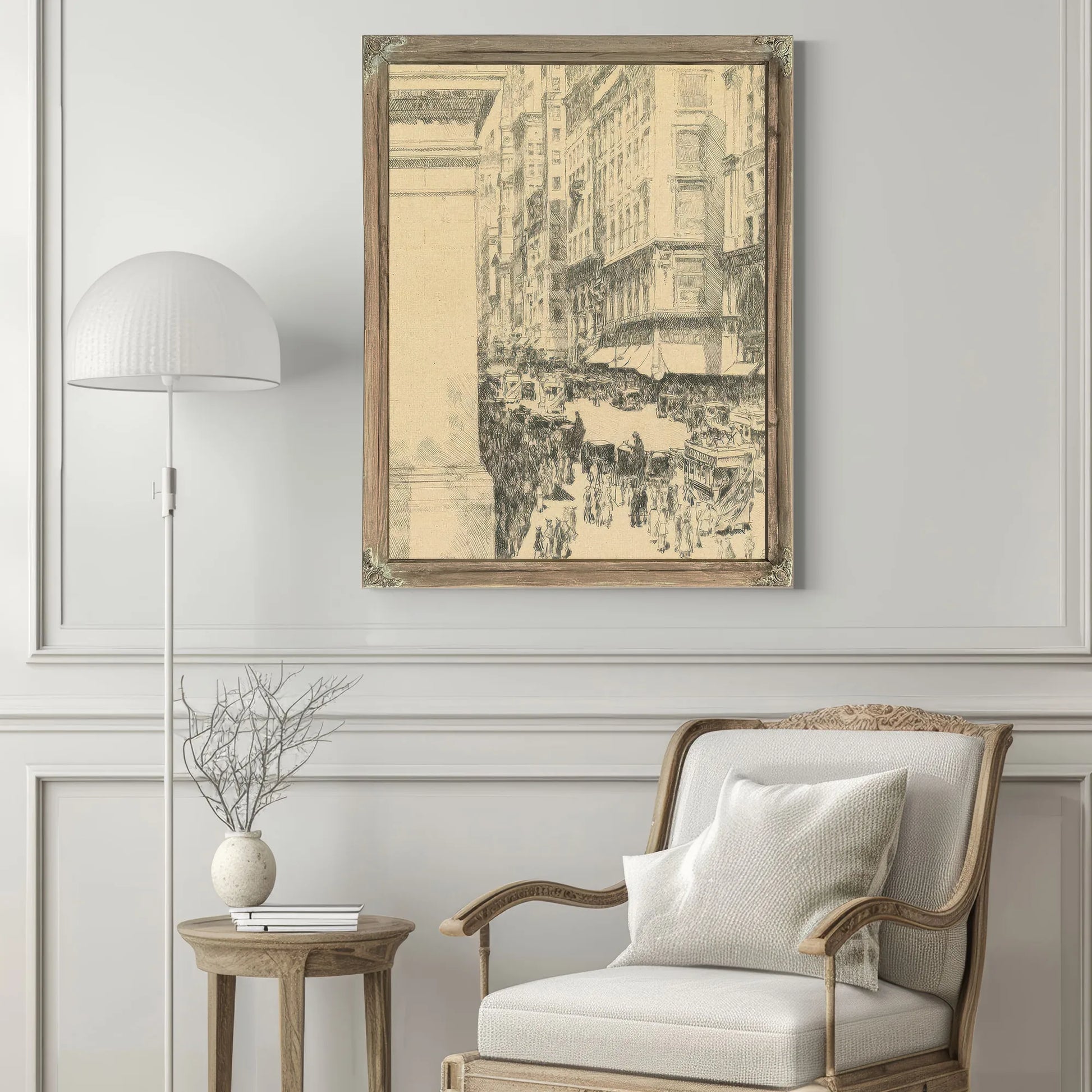 Fifth Avenue, Noon (Clayton & Cortissoz 77) By Childe Hassam Fine Art Print