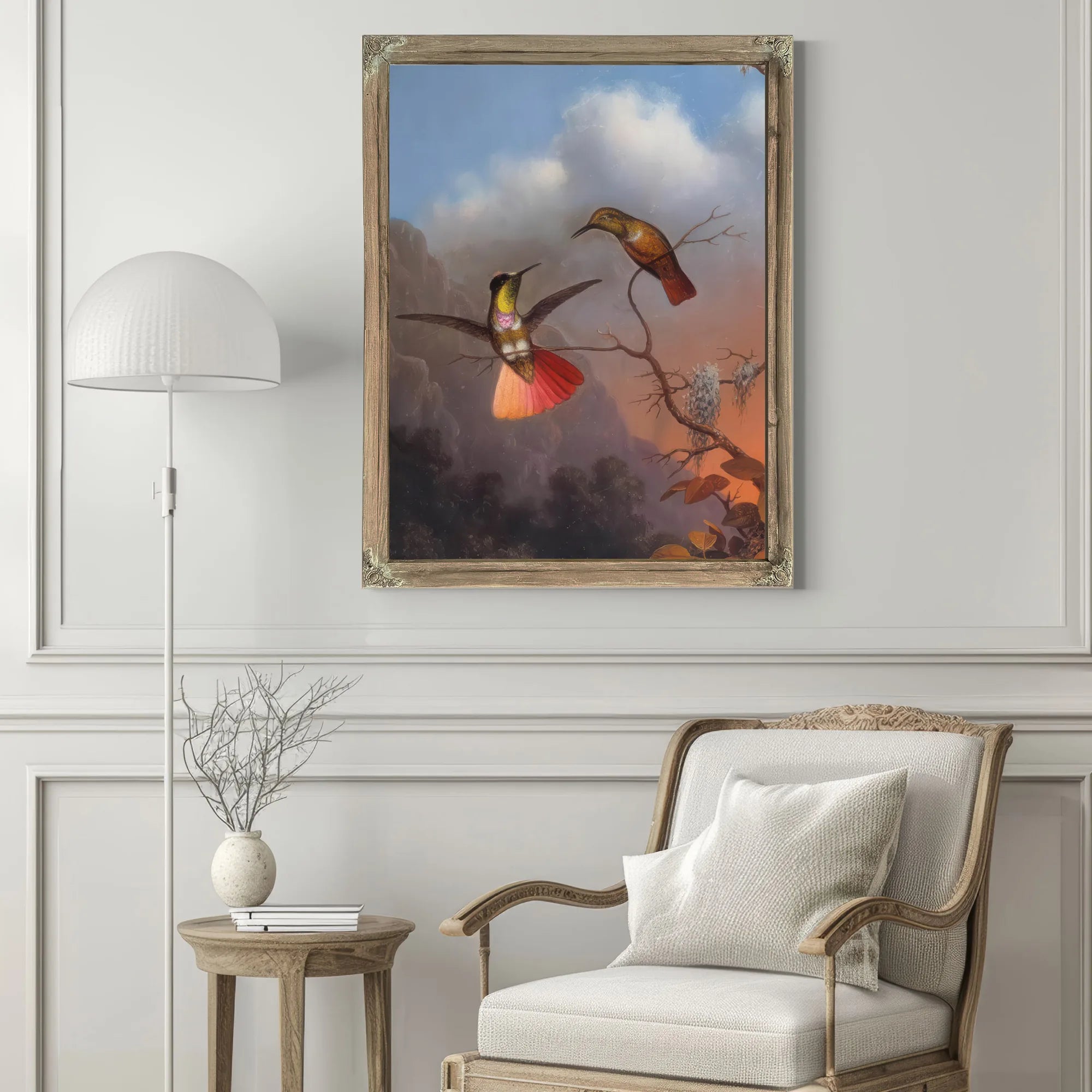Hooded Visorbearer By Martin Johnson Heade Fine Art Print