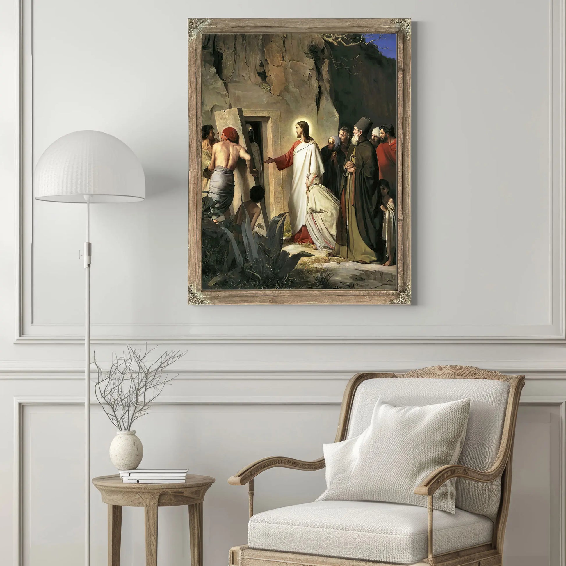 The Raising Of Lazarus 4 by Carl Bloch