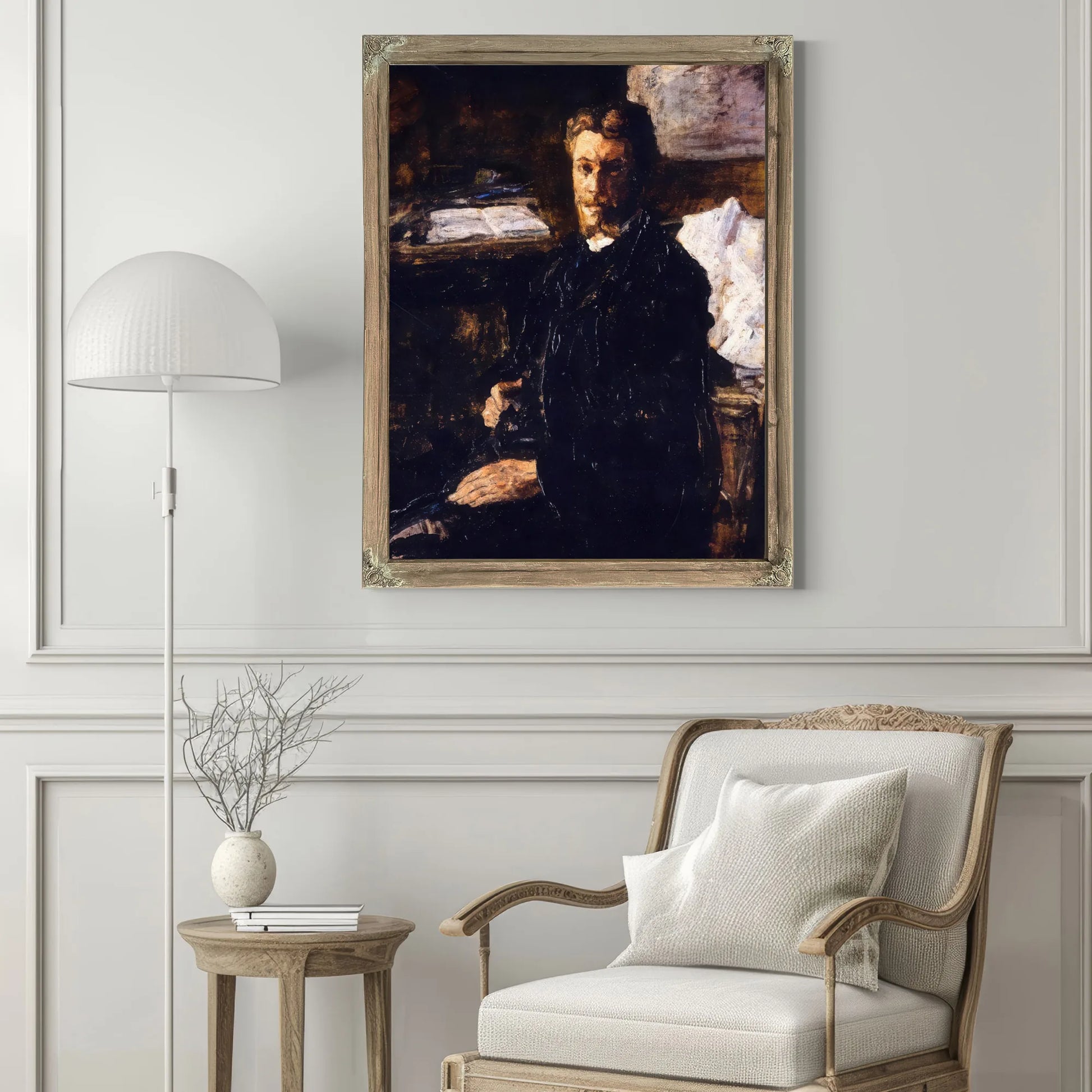 Portrait Of Willy Finch By James Ensor Fine Art Print
