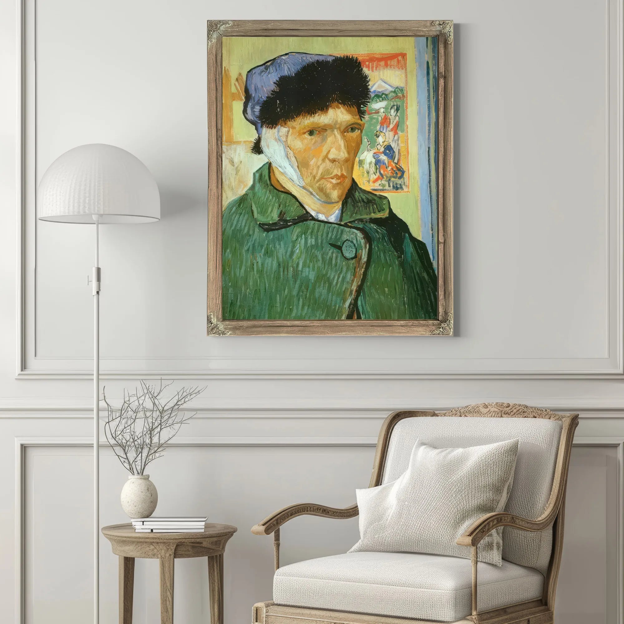 Self Portrait With Bandaged Ear By Vincent Van Gogh Fine Art Print
