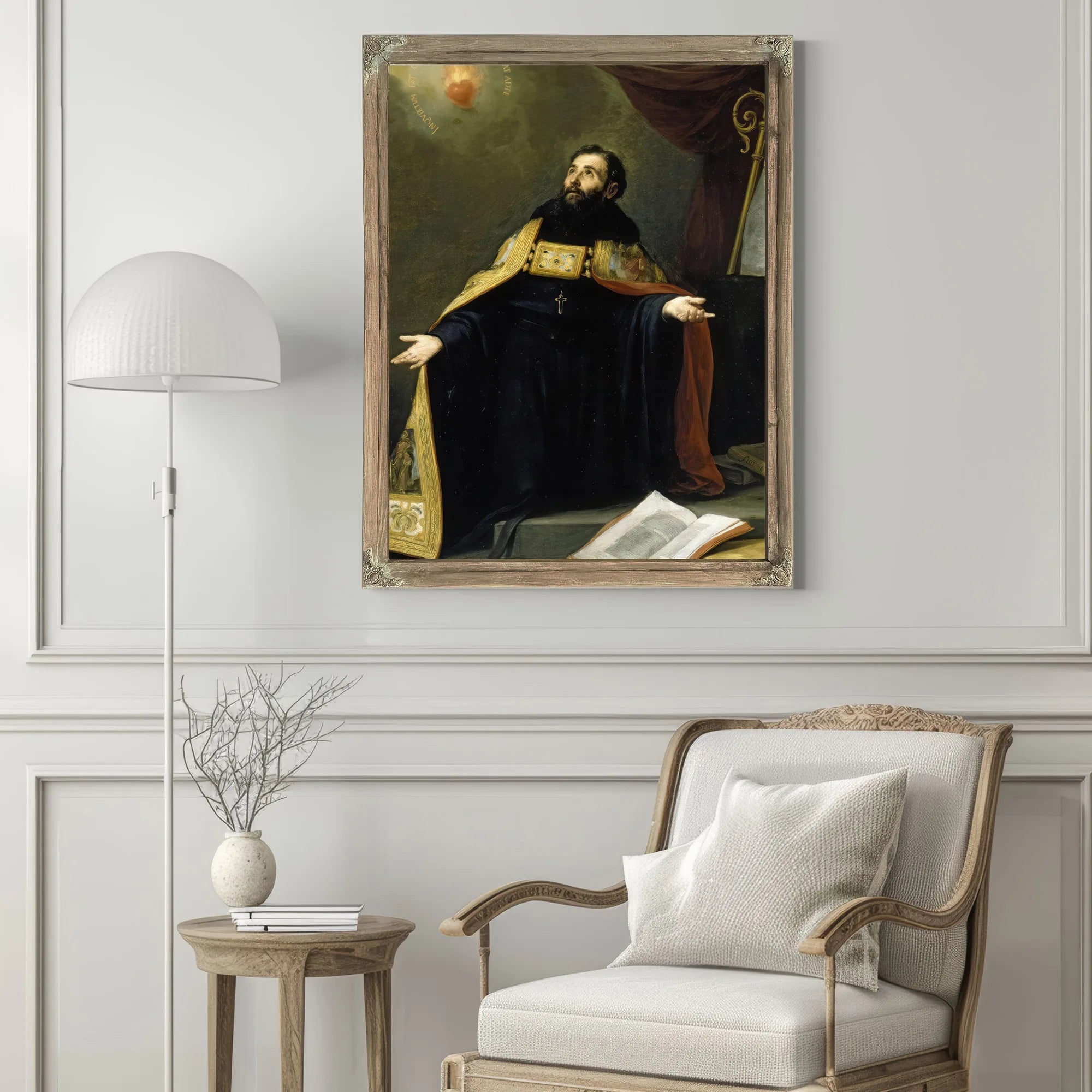 Saint Augustine In Ecstasy By Bartolome Esteban Murillo Fine Art Print