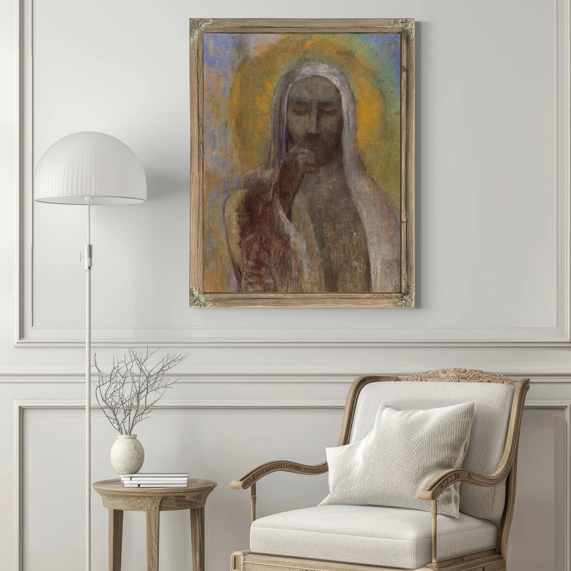 Christ In Silence 1897 By Odilon Redon Fine Art Print