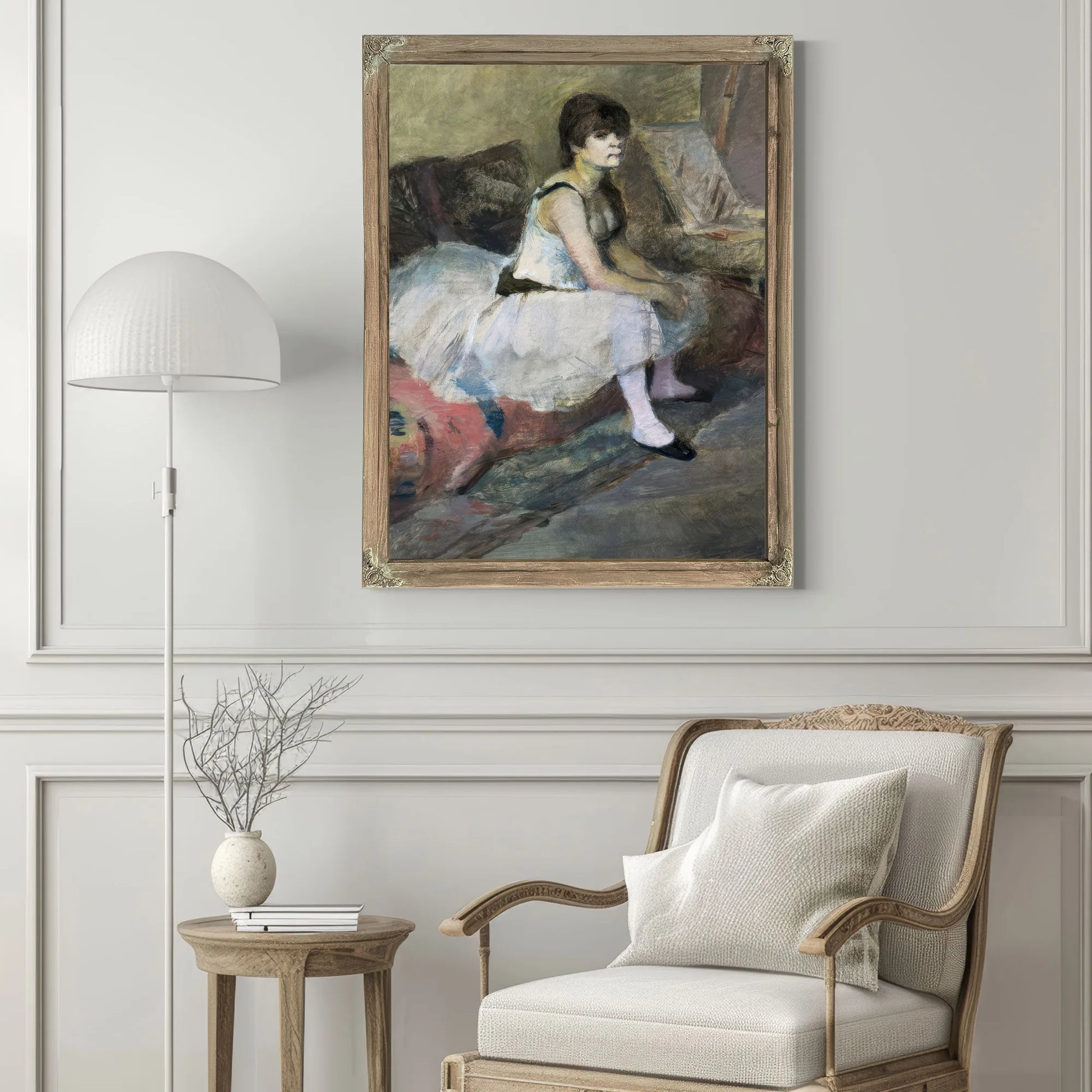 Dancer At Rest By Edgar Degas Fine Art Print