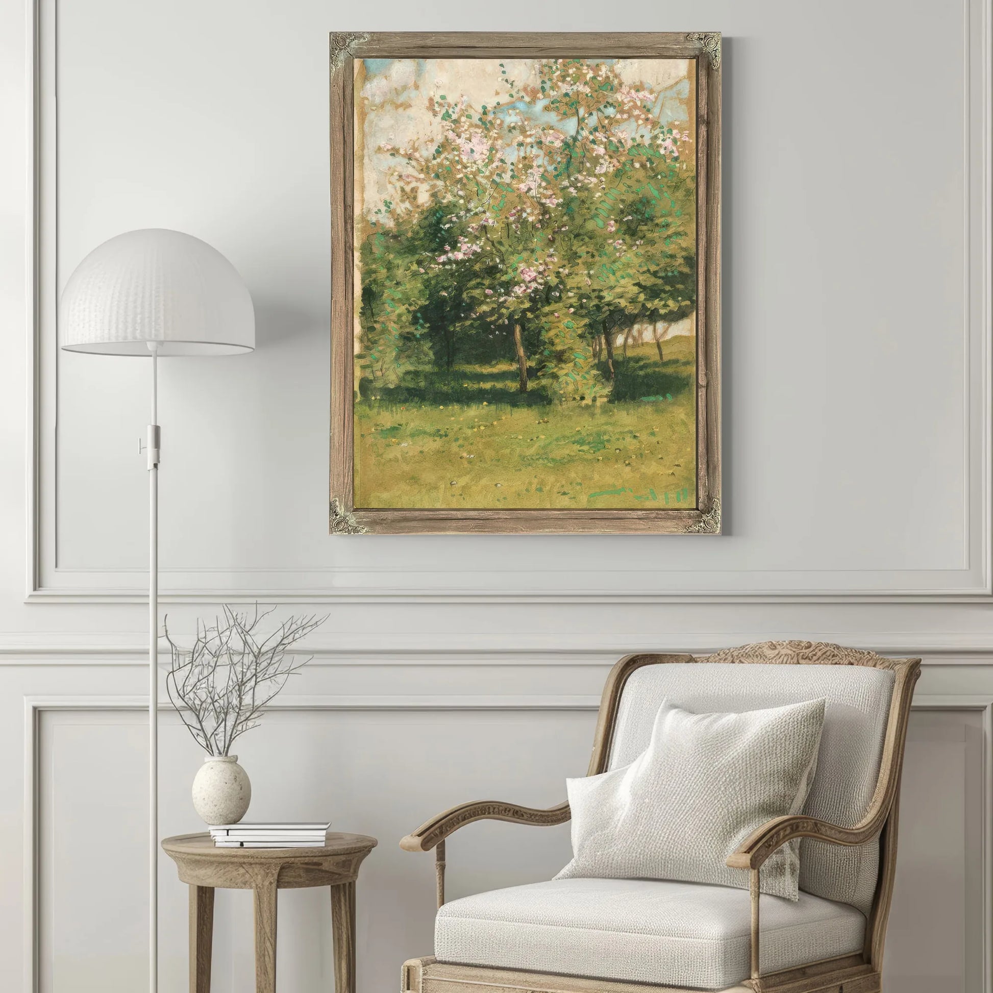 Blossoming Trees By Childe Hassam Fine Art Print