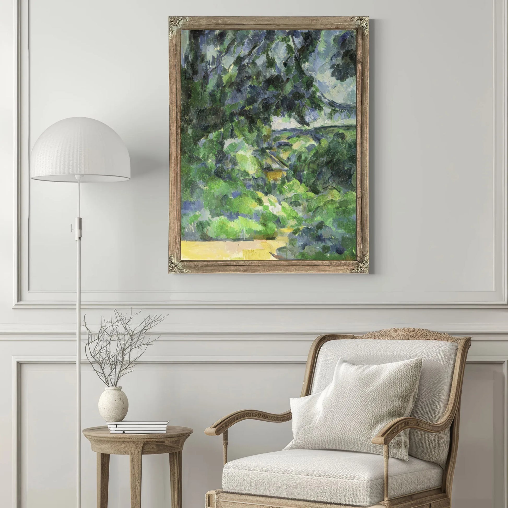 Blue Landscape 1 By Paul Cezanne Fine Art Print