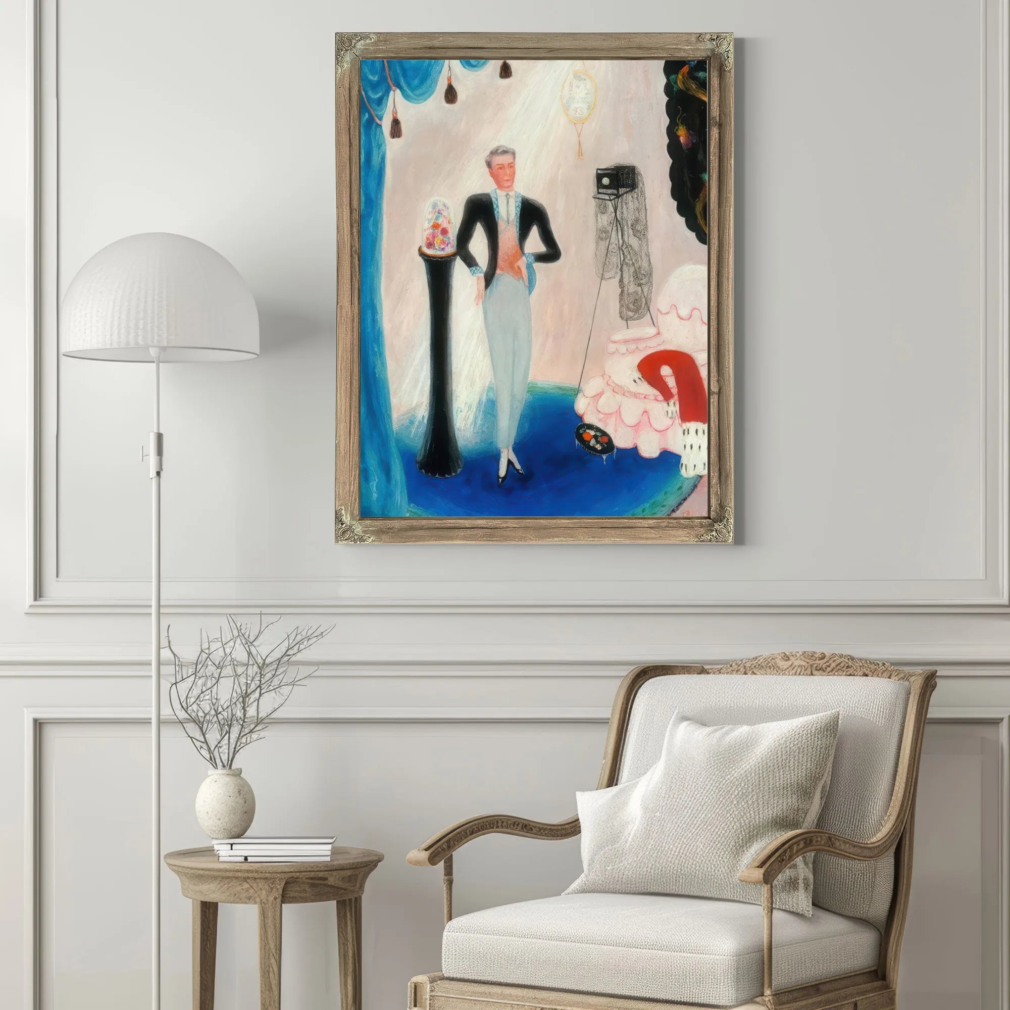 Portrait Of Baron De Meyer By Florine Stettheimer Fine Art Print