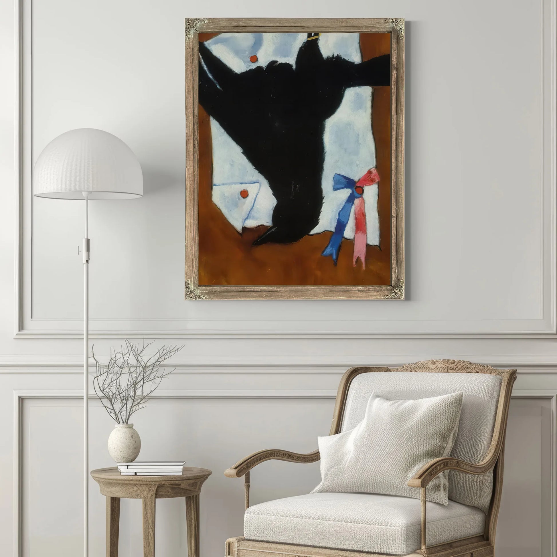 Crow With Ribbons By Marsden Hartley Fine Art Print