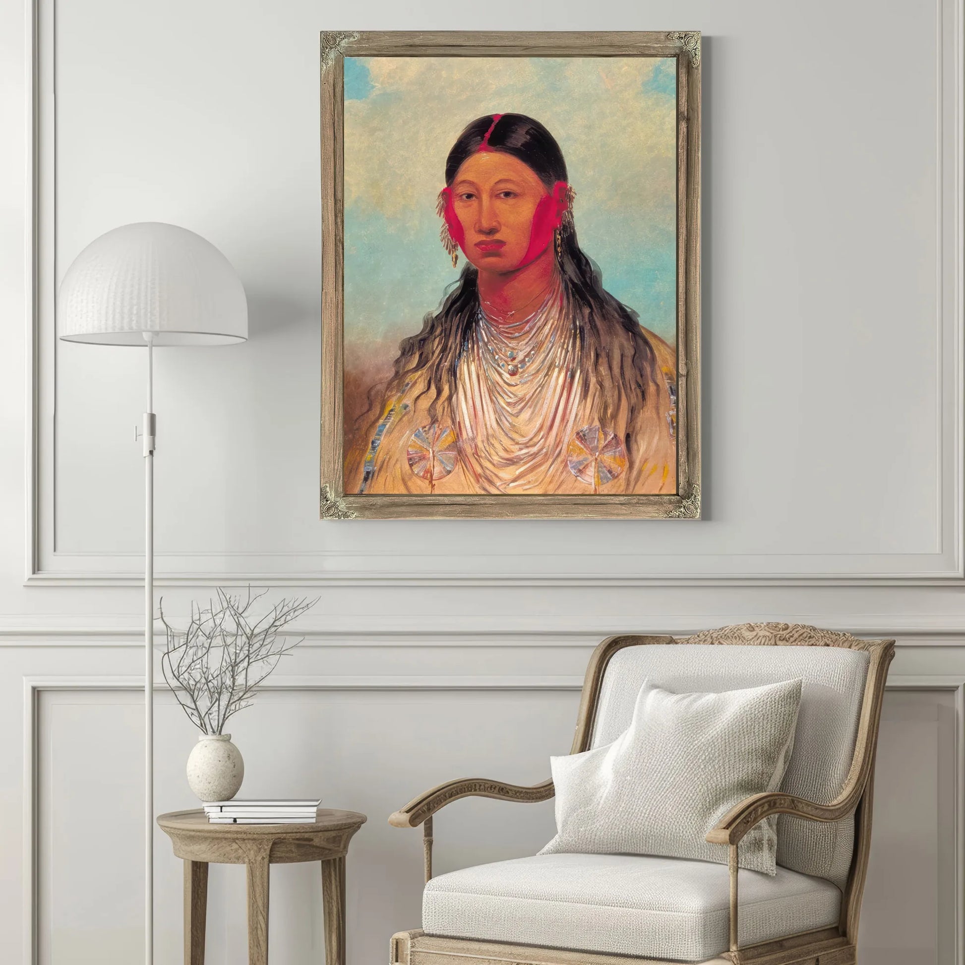 Koon Za Ya Me, Female War Eagle By George Catlin Fine Art Print