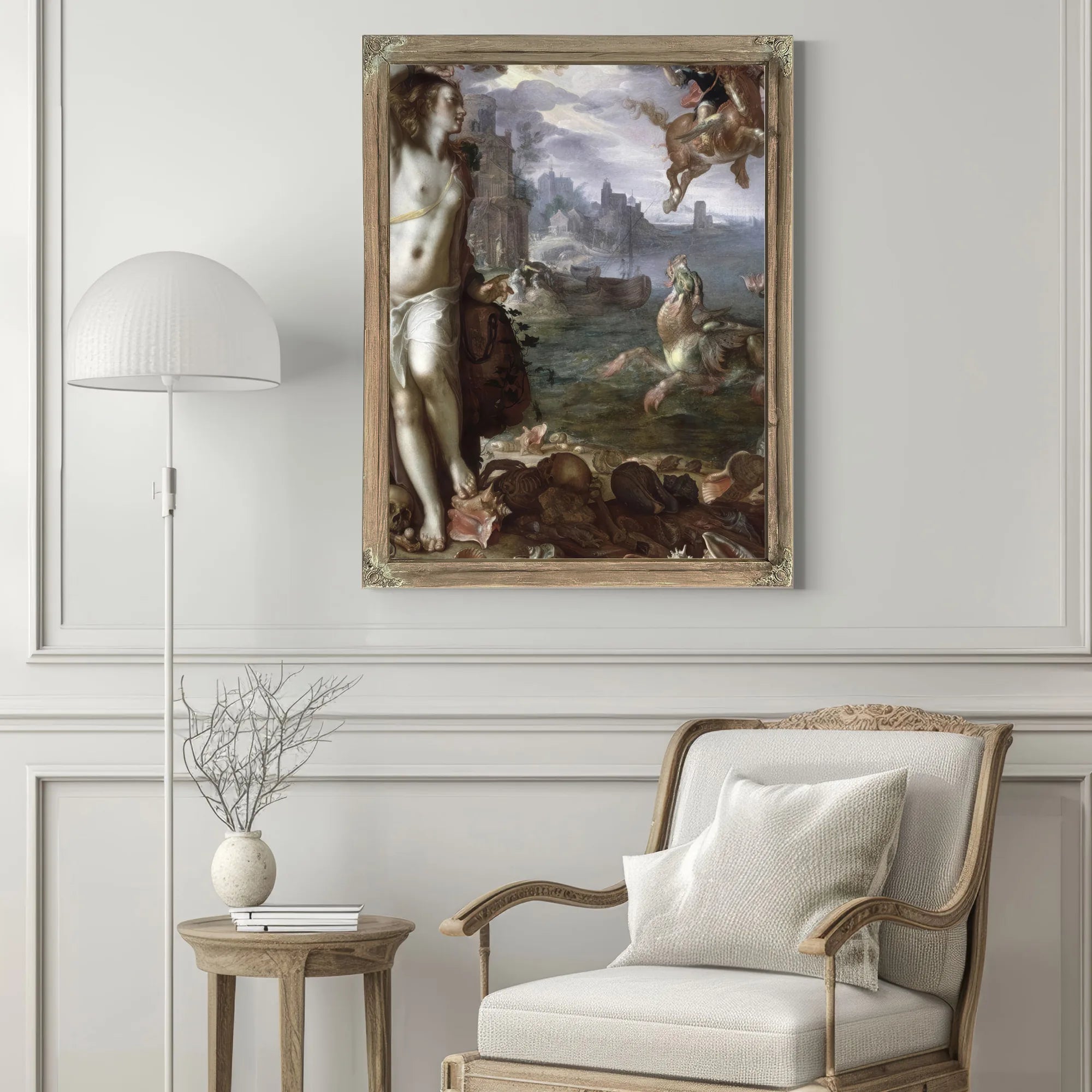 Perseus Rescuing Andromeda By Joachim Wtewael Fine Art Print