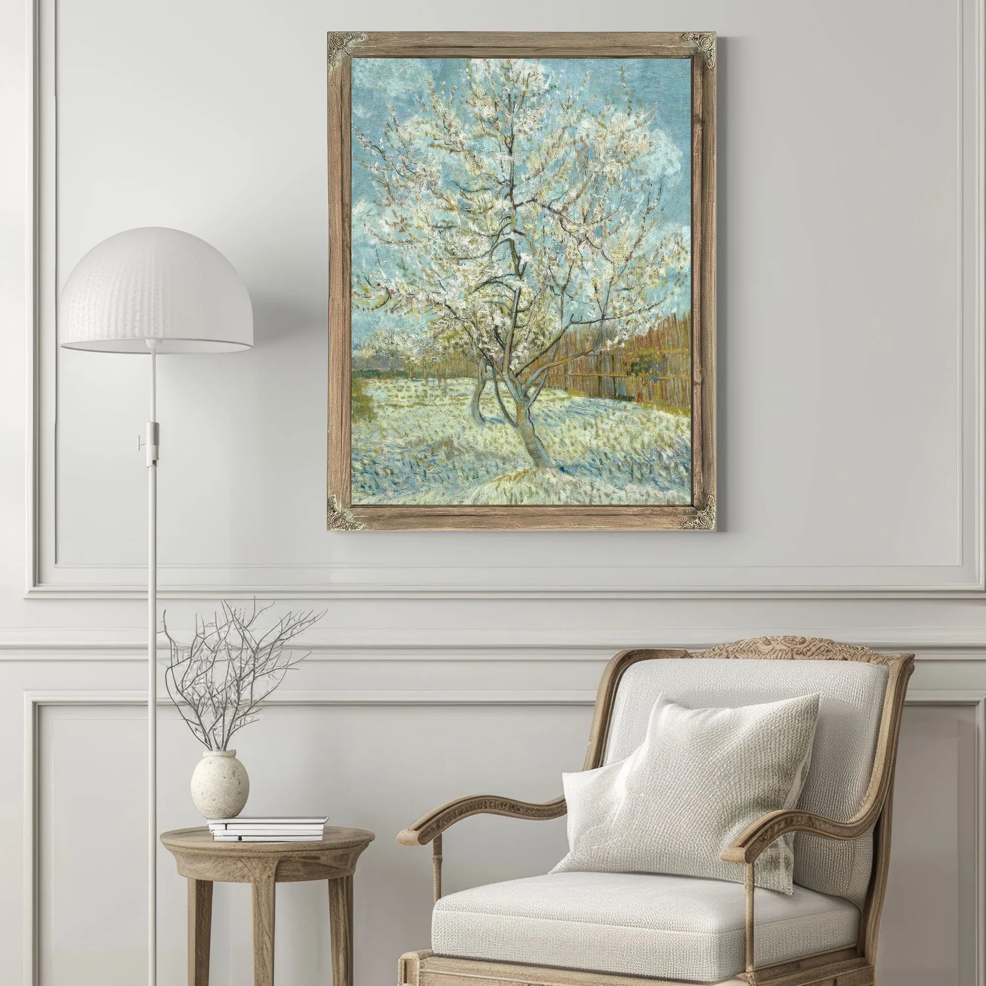 The Pink Peach Tree By Vincent Van Gogh Fine Art Print