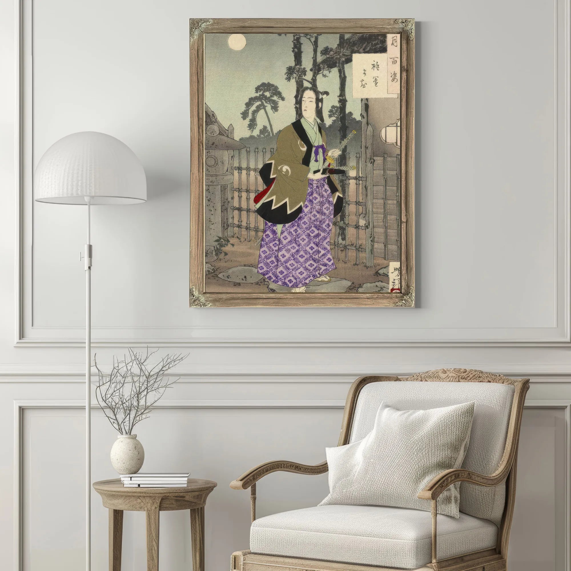 The Gion District 1885 By Tsukioka Yoshitoshi Fine Art Print