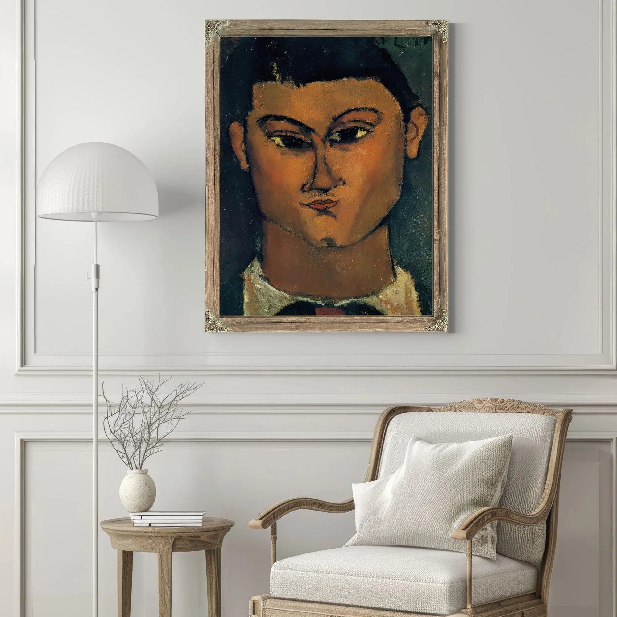 Portrait Of Moise Kisling 1915 By Amedeo Modigliani Fine Art Print