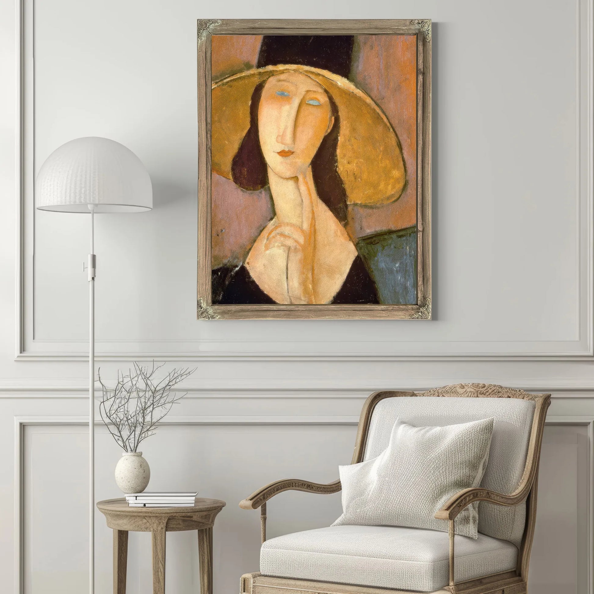 Head Of A Woman By Amedeo Modigliani Fine Art Print