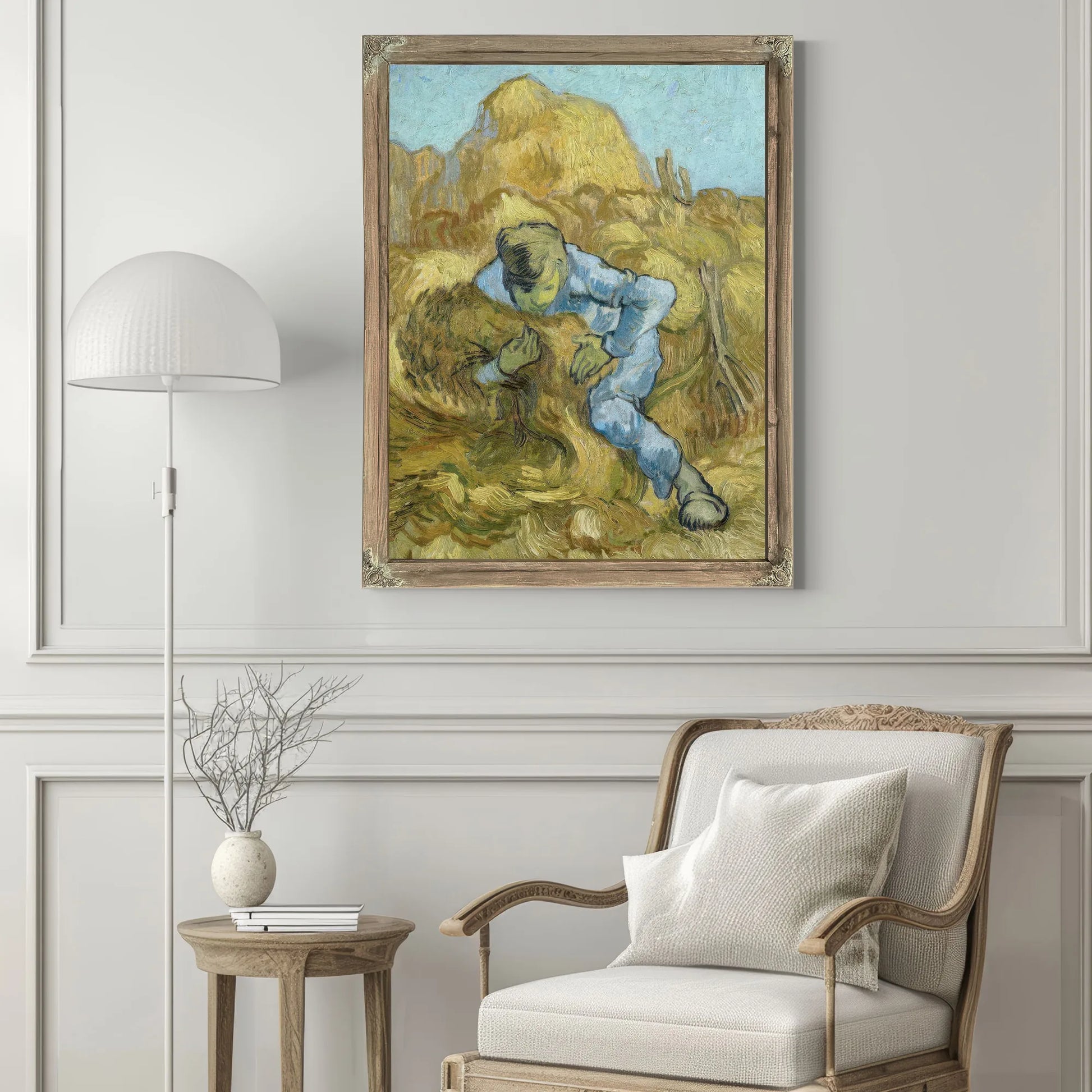 The Sheaf Binder (After Millet) By Vincent Van Gogh Fine Art Print