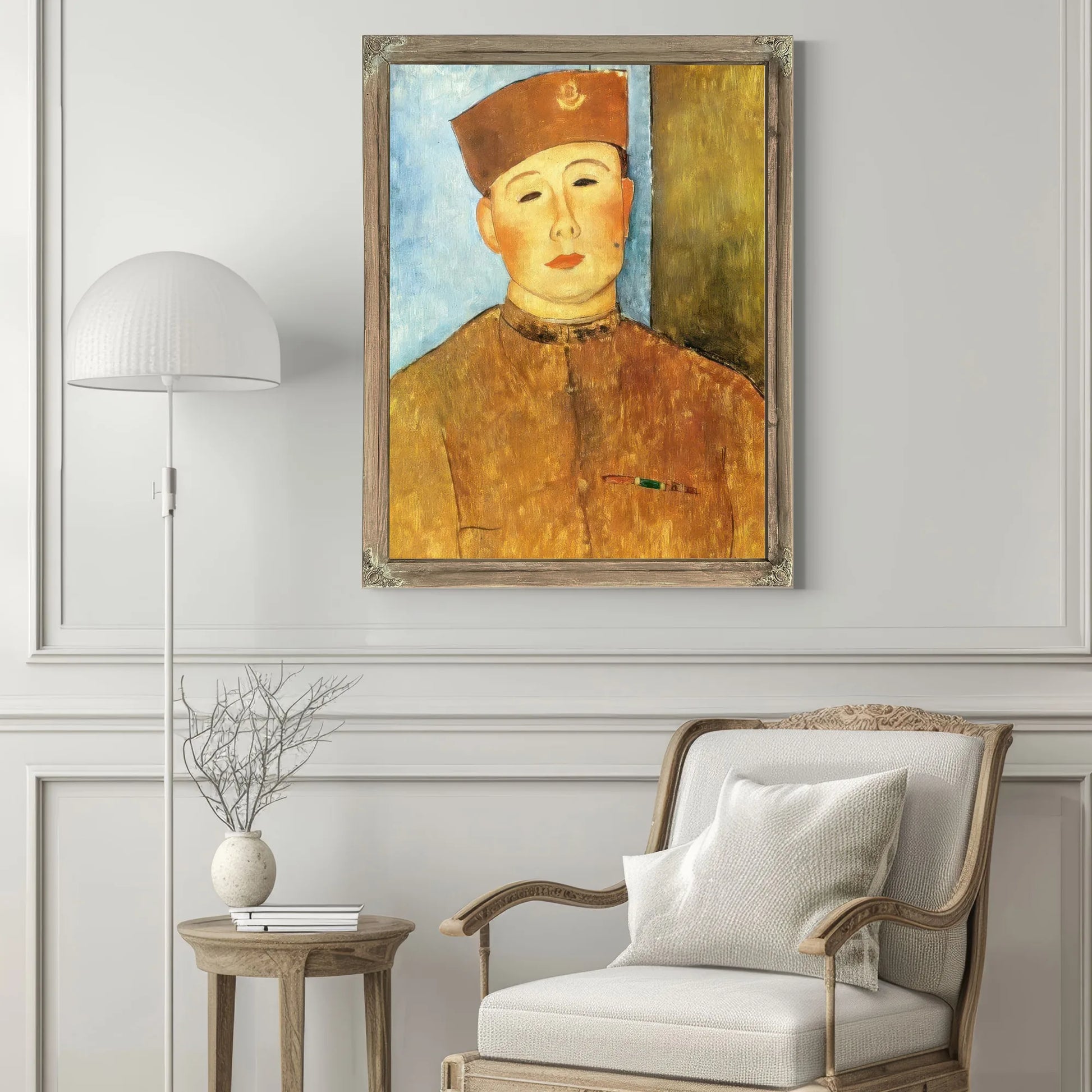 The Zouave 1918 By Amedeo Modigliani Fine Art Print