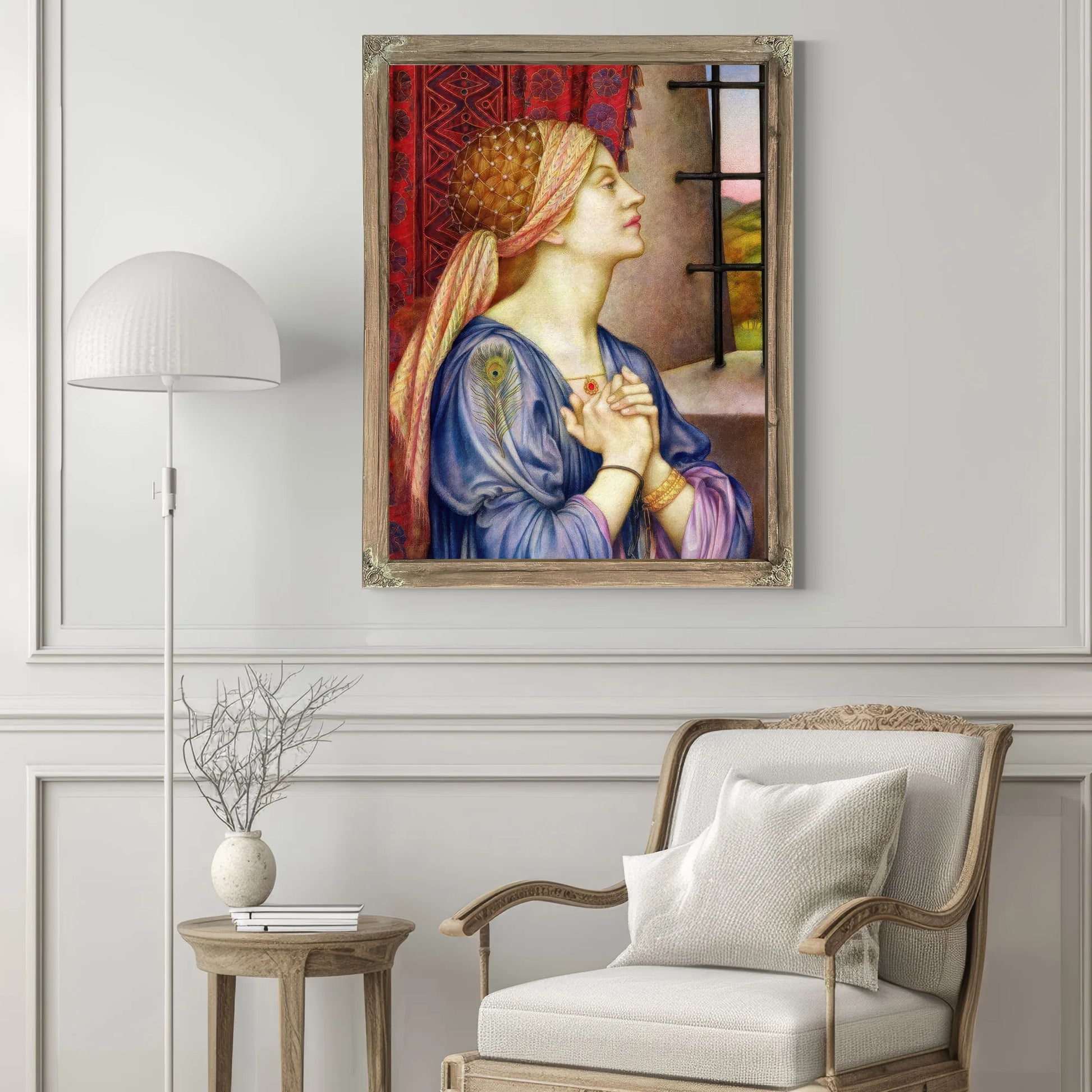 The Prisoner 1907 By Evelyn De Morgan Fine Art Print