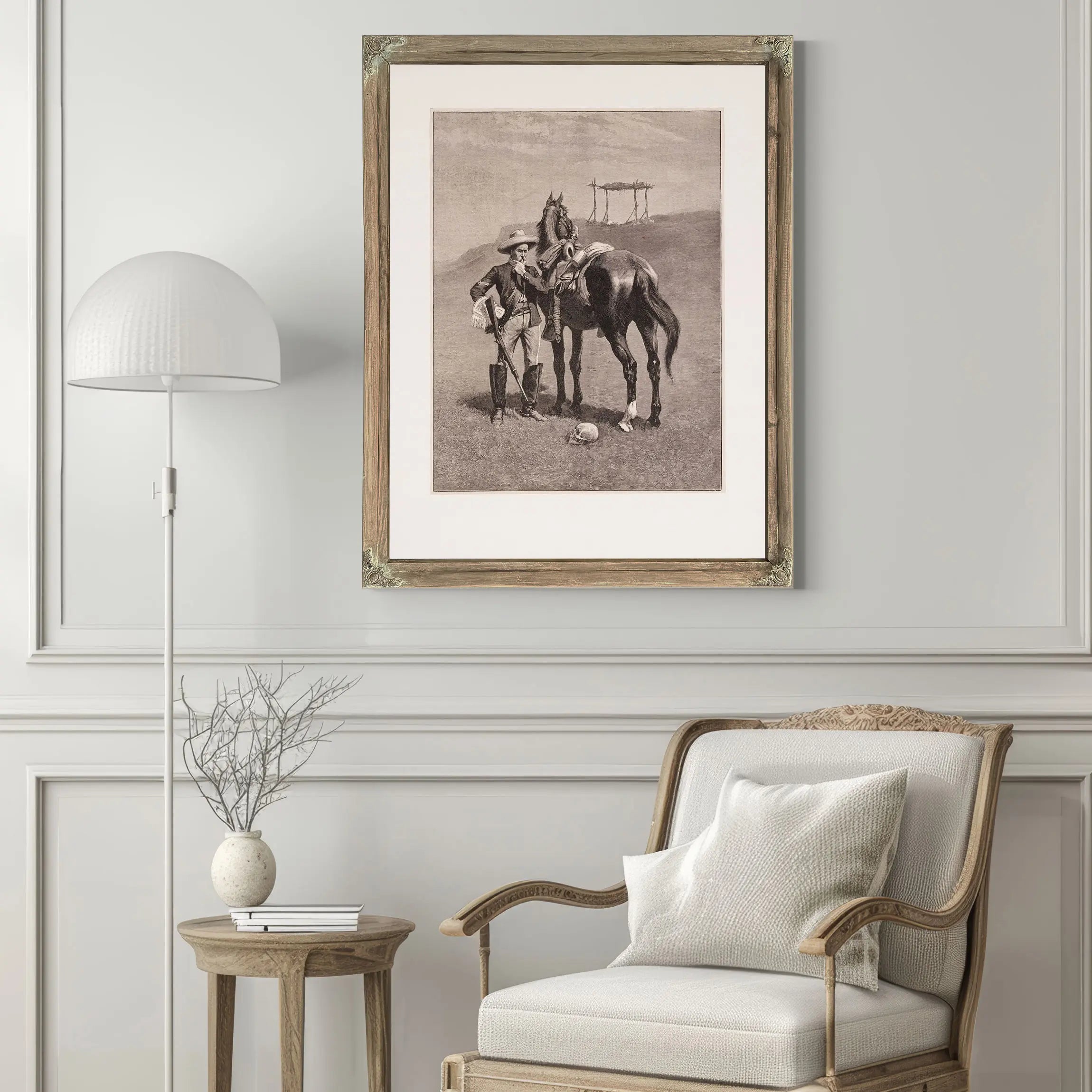 The Frontier Troopers Thanatopsis by Frederic Remington