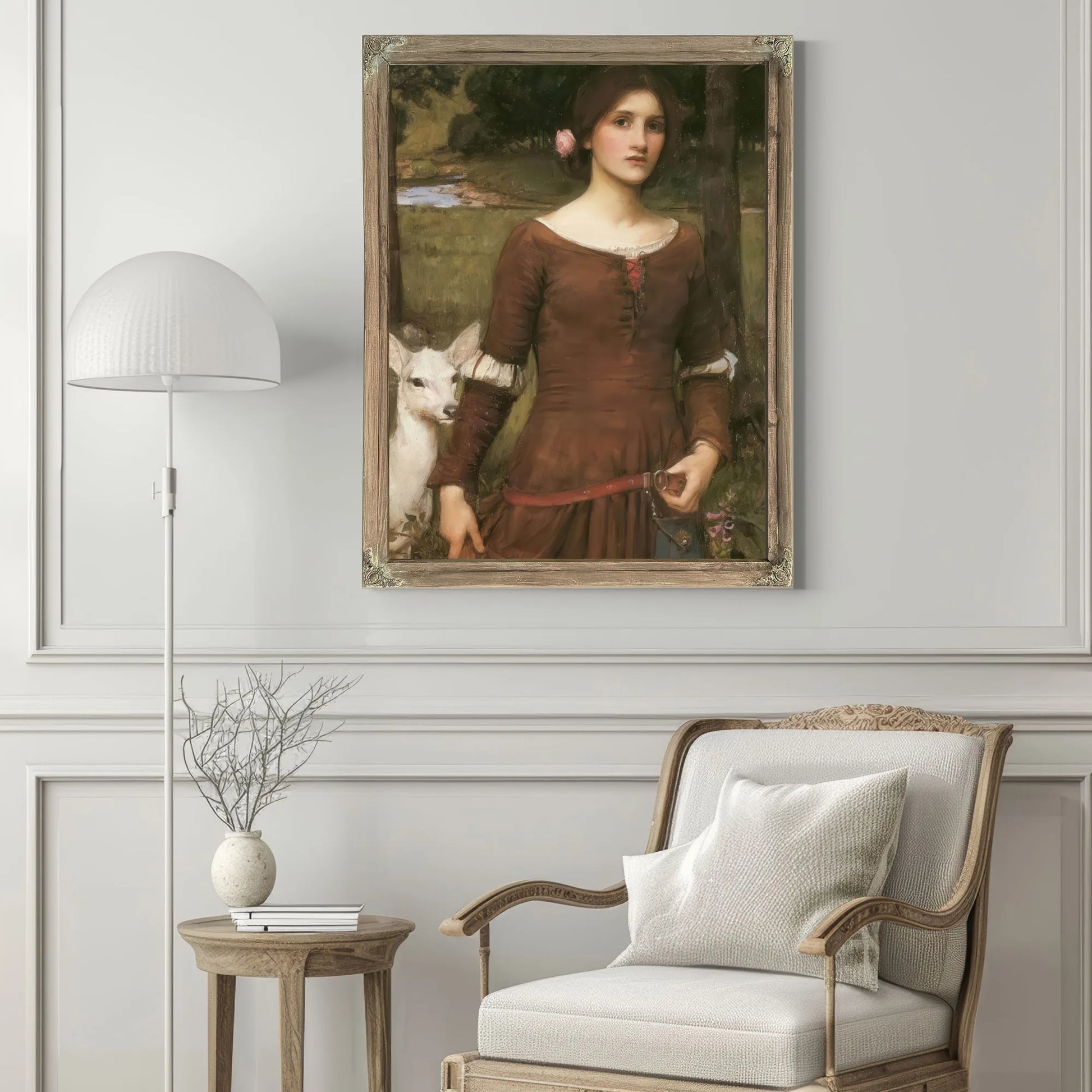 The Last Clare By John Waterhouse Fine Art Print