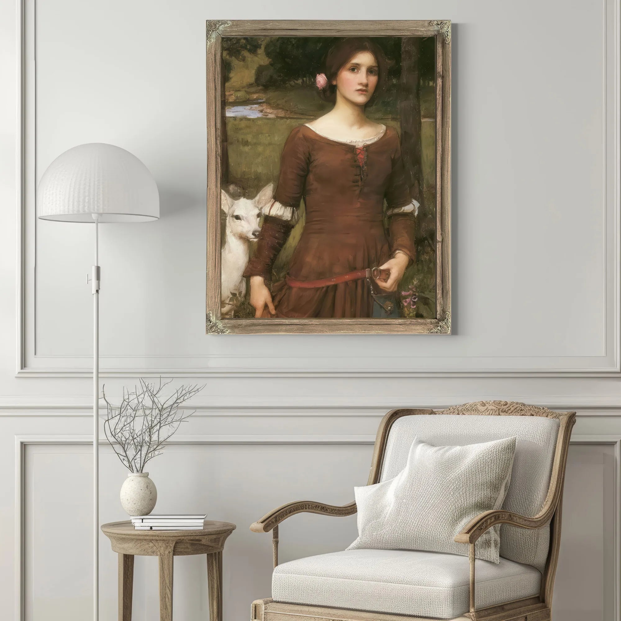 The Last Clare By John Waterhouse Fine Art Print