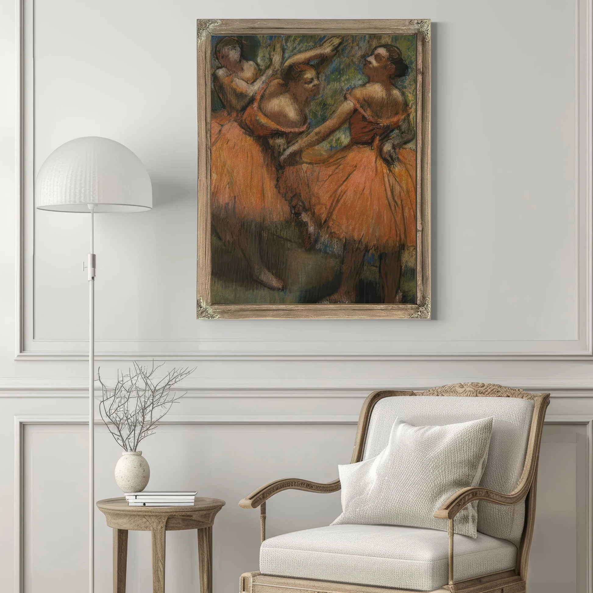 Les Jupes Rouge (The Red Skirts) By Edgar Degas Fine Art Print