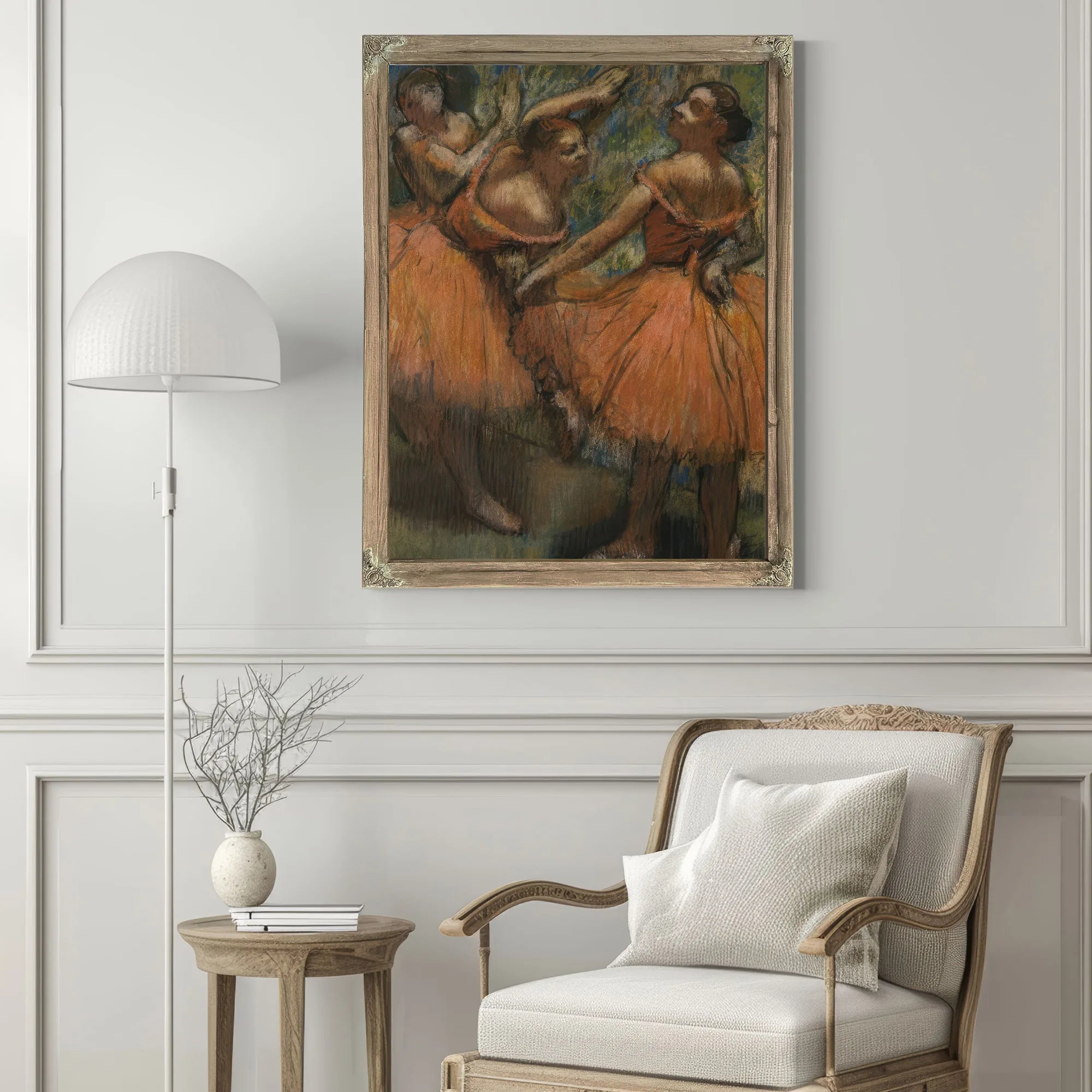 Les Jupes Rouge (The Red Skirts) By Edgar Degas Fine Art Print