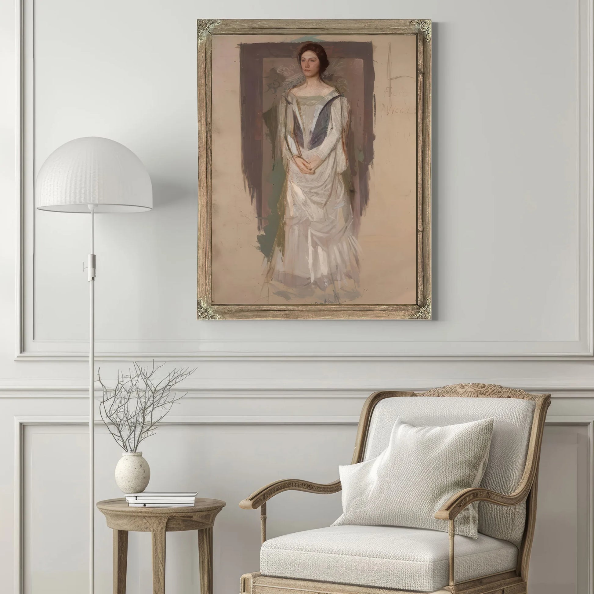 Standing Woman By Abbott Handerson Thayer Fine Art Print
