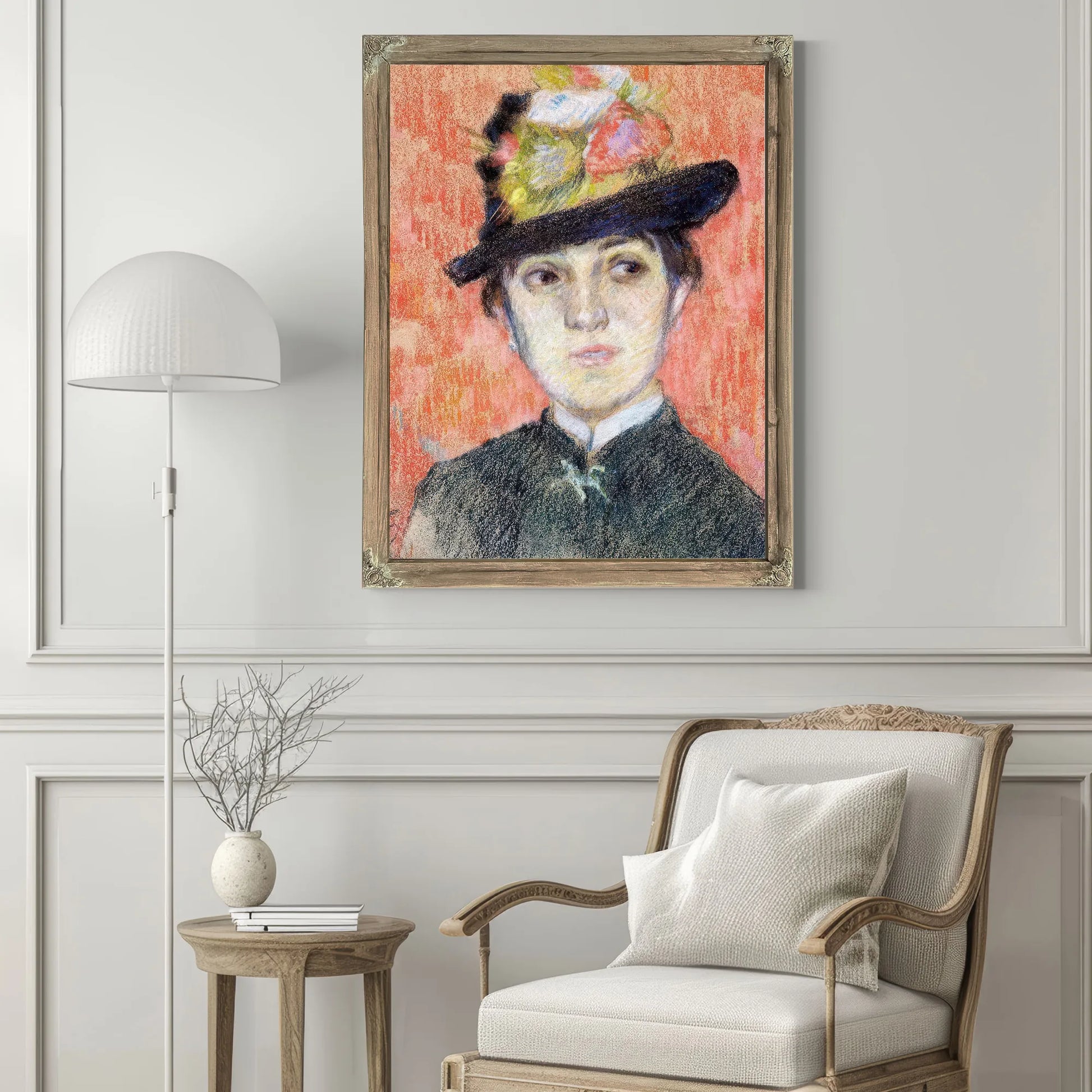 Portrait Of Mademoiselle Manthey By Paul Gauguin Fine Art Print