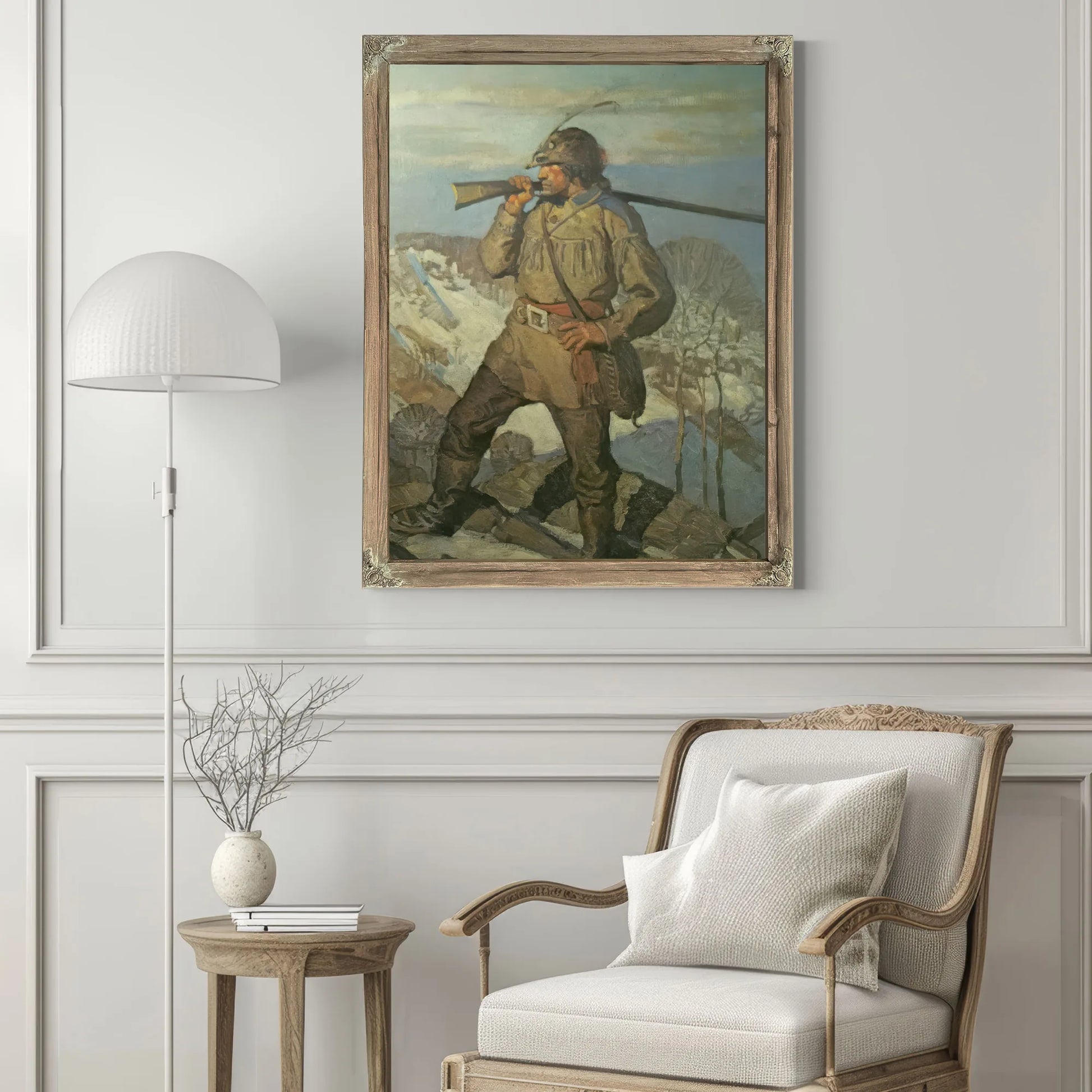The Fronteirsman By NC Wyeth Fine Art Print