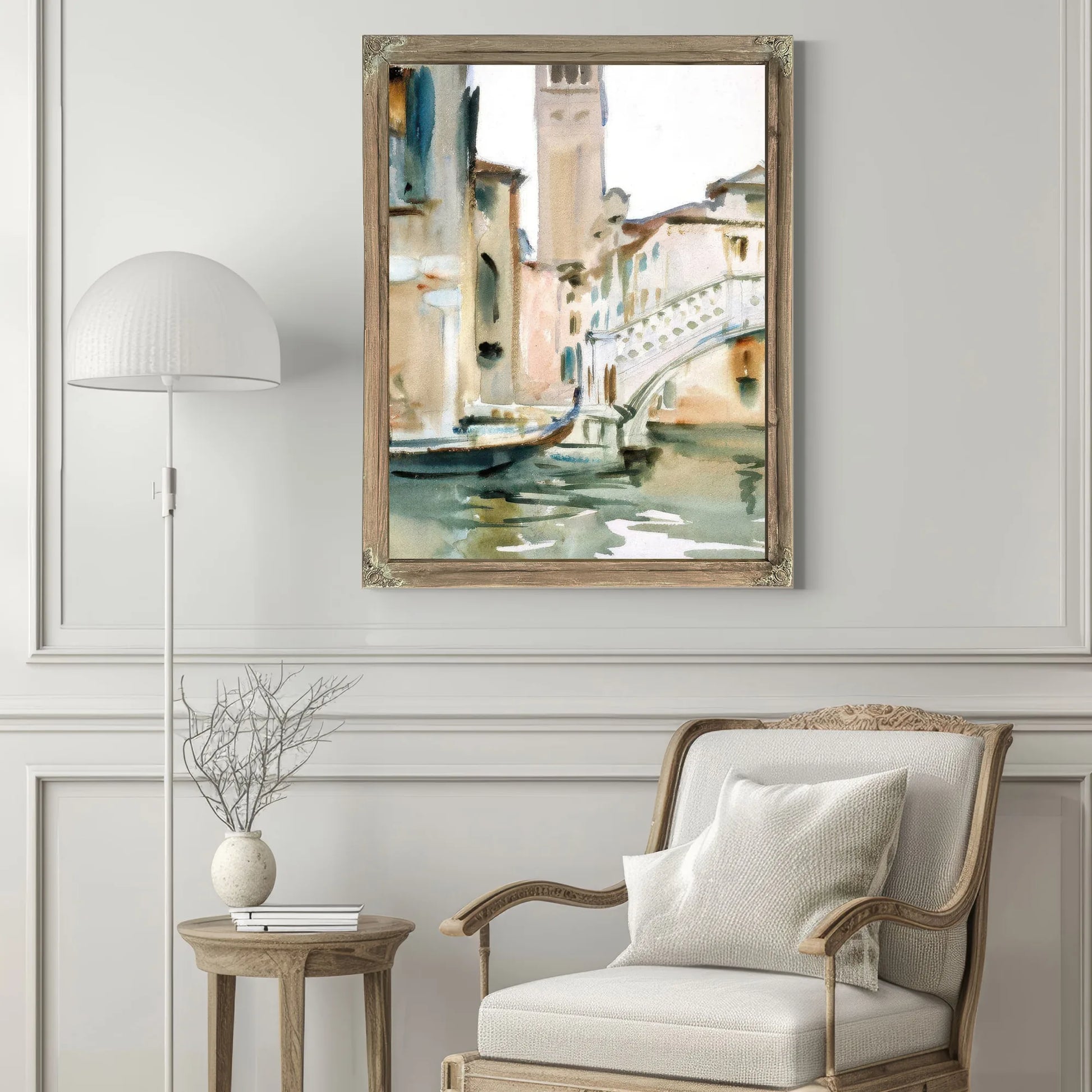 Bridge And Campanile, Venice By John Singer Sargent Fine Art Print