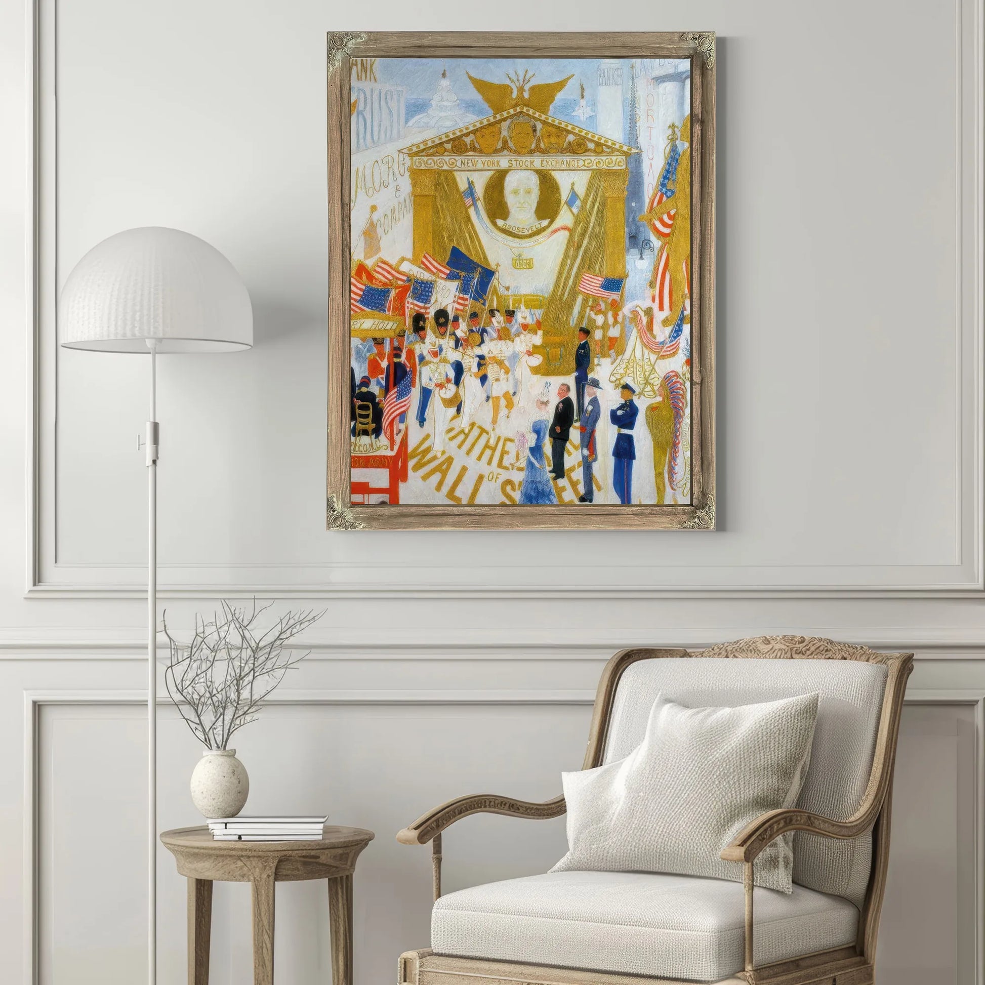 The Cathedrals Of Wall Street By Florine Stettheimer Fine Art Print