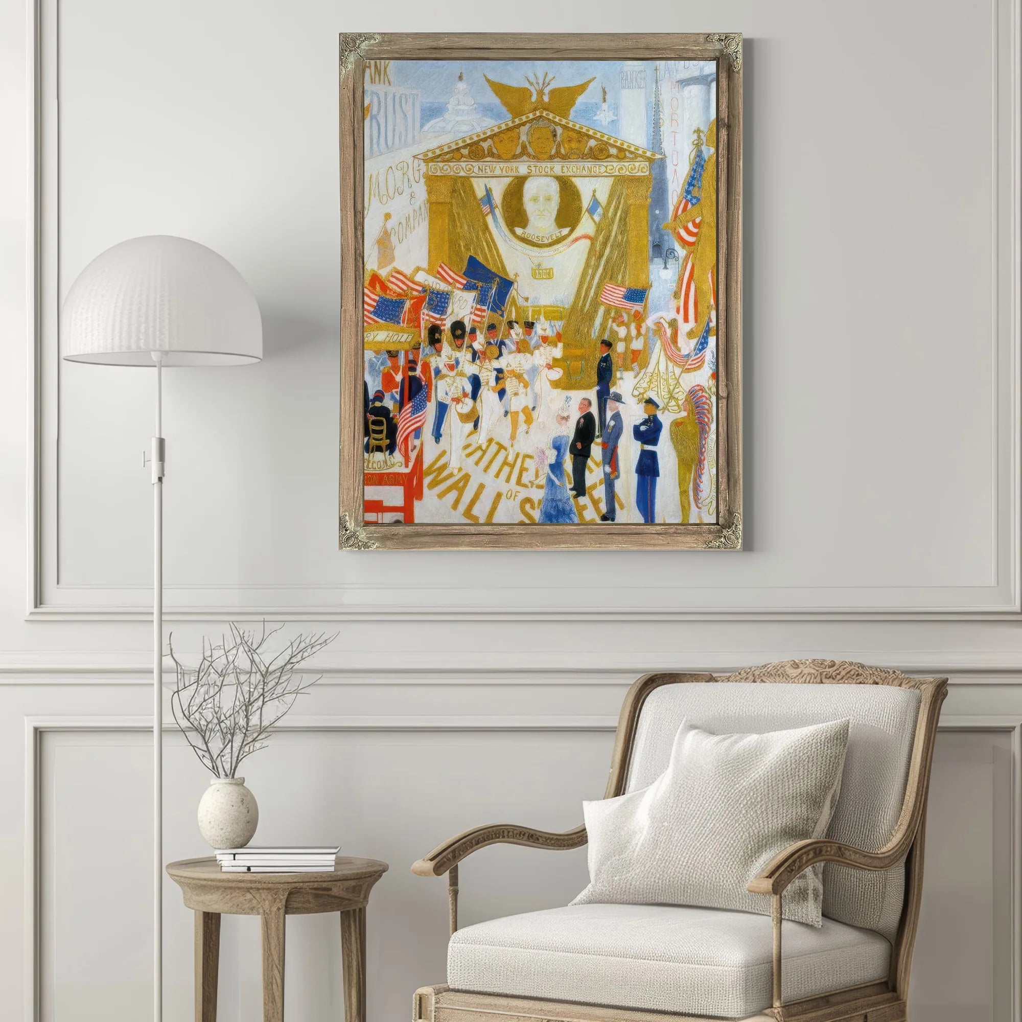 The Cathedrals Of Wall Street By Florine Stettheimer Fine Art Print