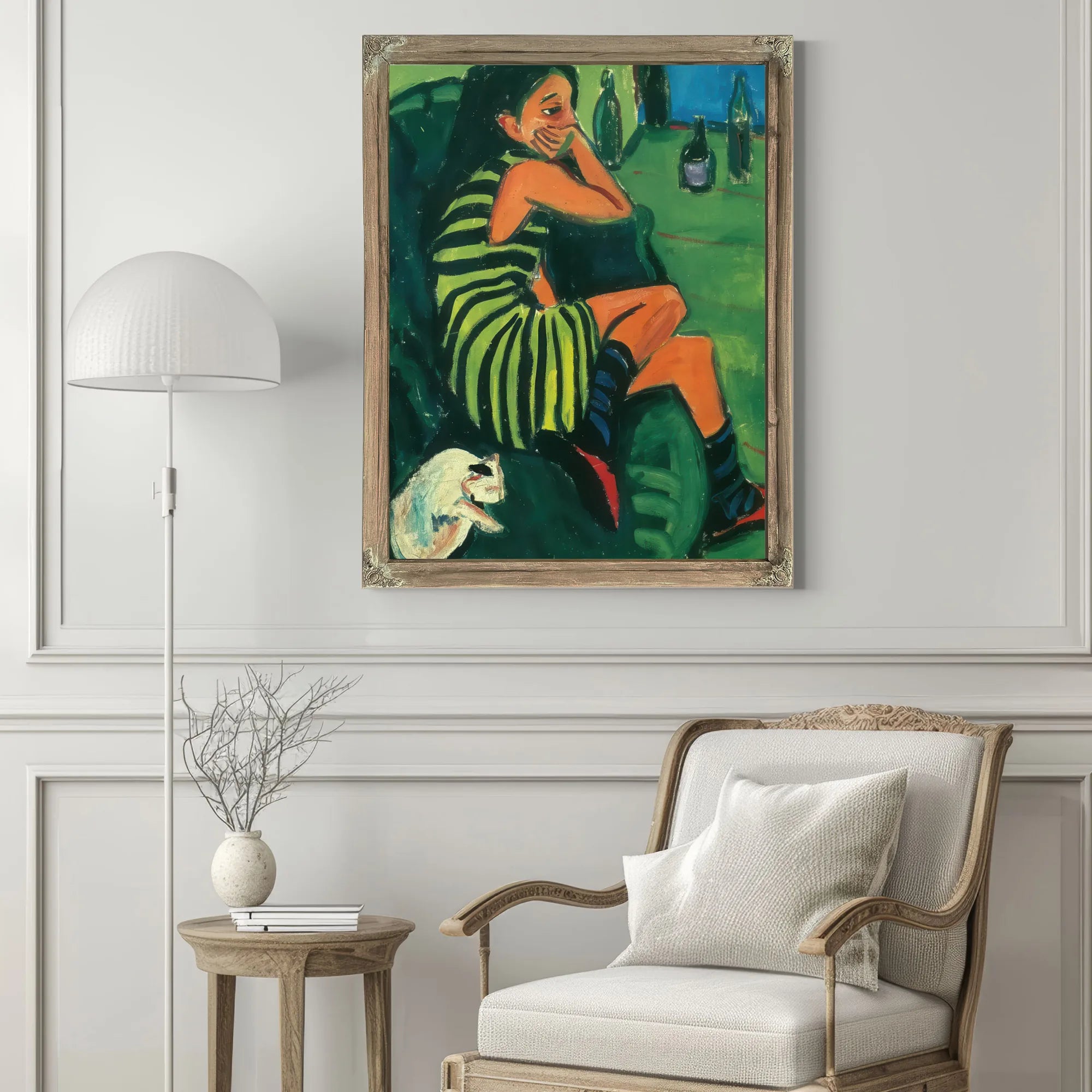 Artiste (Marzella) By Ernst Ludwig Kirchner Fine Art Print