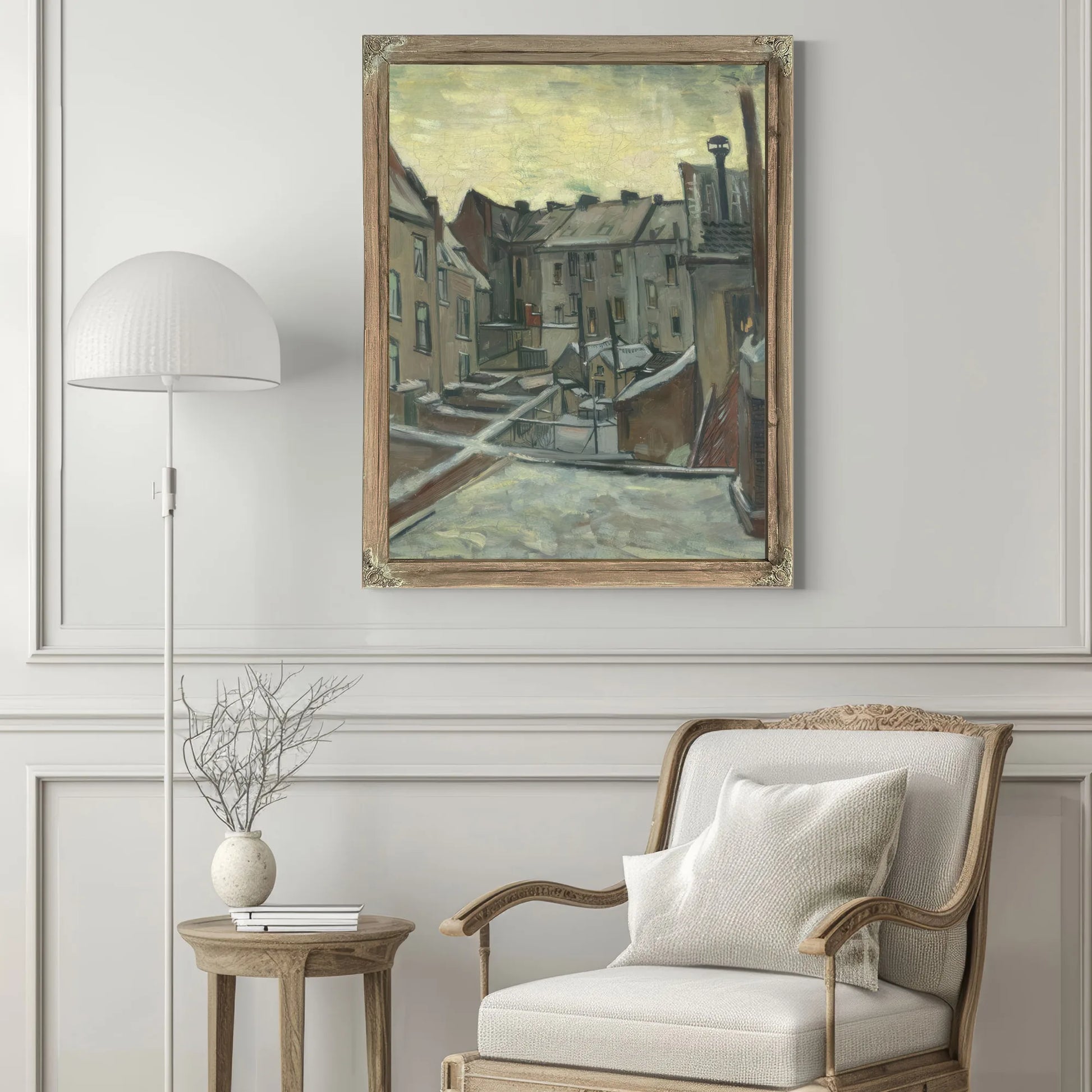 Houses Seen From The Back By Vincent Van Gogh Fine Art Print
