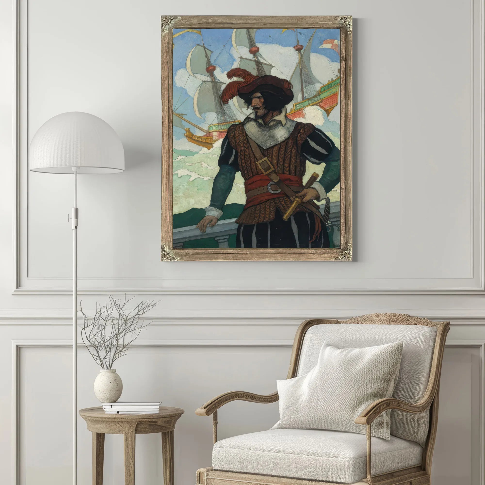 Romance Of Adventure By NC Wyeth Fine Art Print