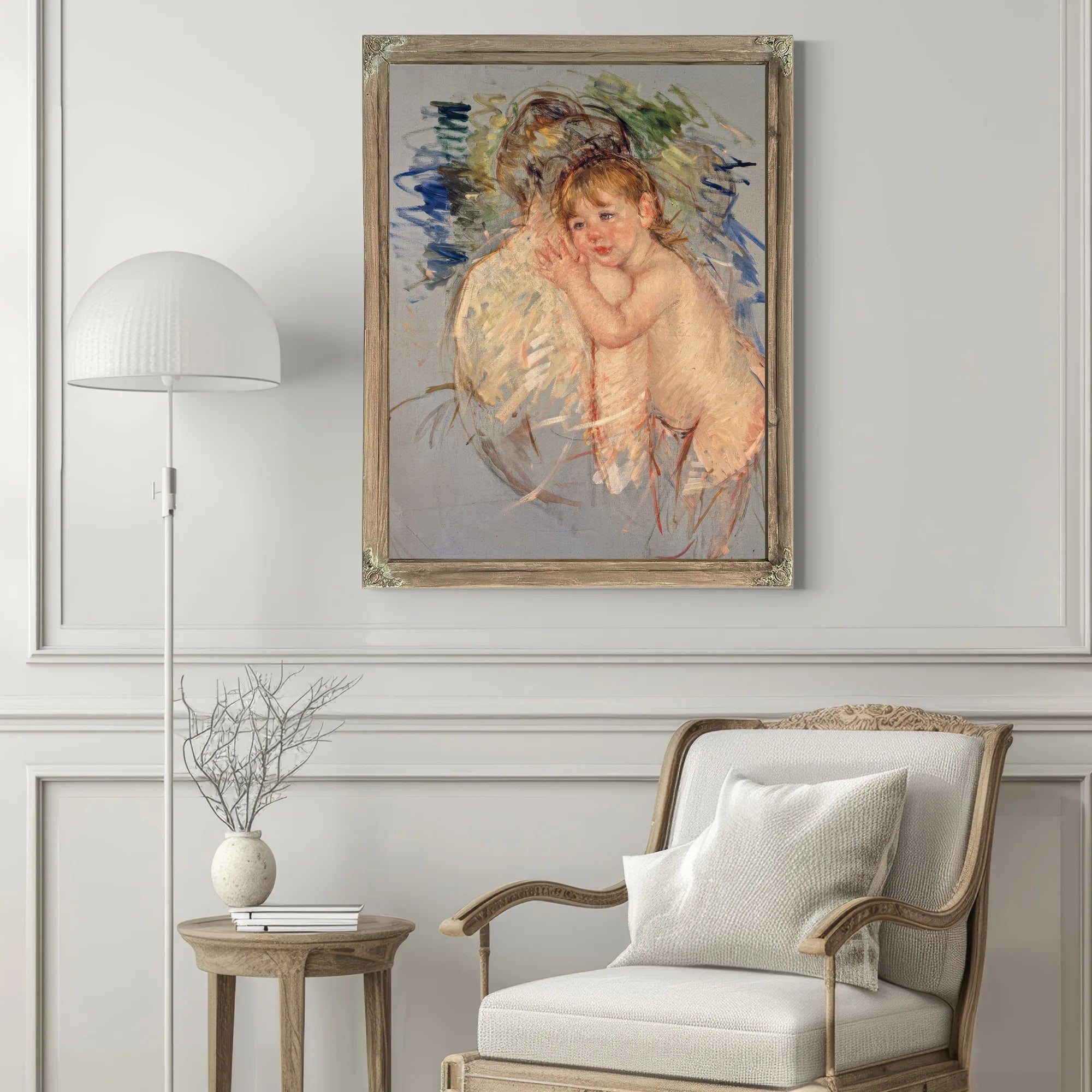 A Study For 'Le Dos Nu' By Mary Cassatt Fine Art Print
