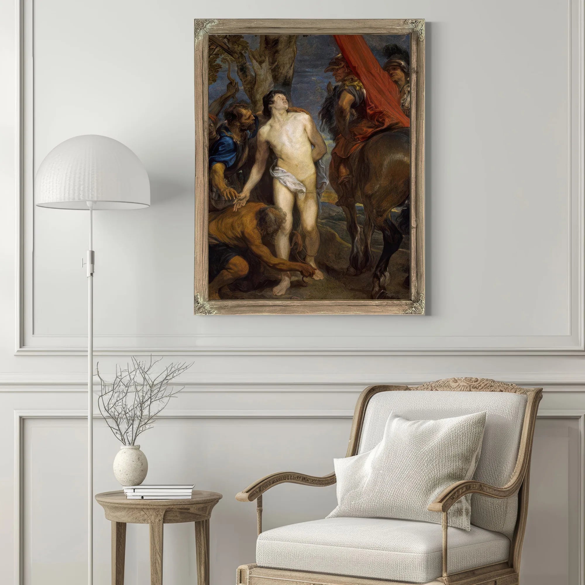 Saint Sebastian Bound For Martyrdom By Anthony Van Dyck Fine Art Print