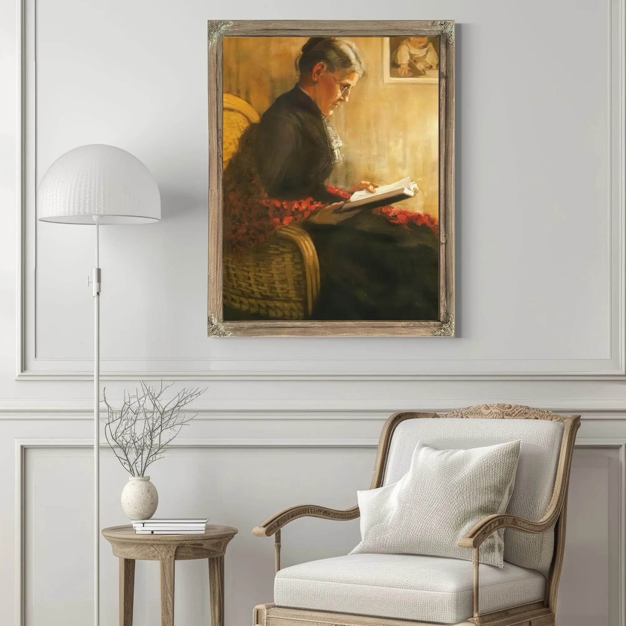 Portrait Of The Artists Mother By Franz Marc Fine Art Print