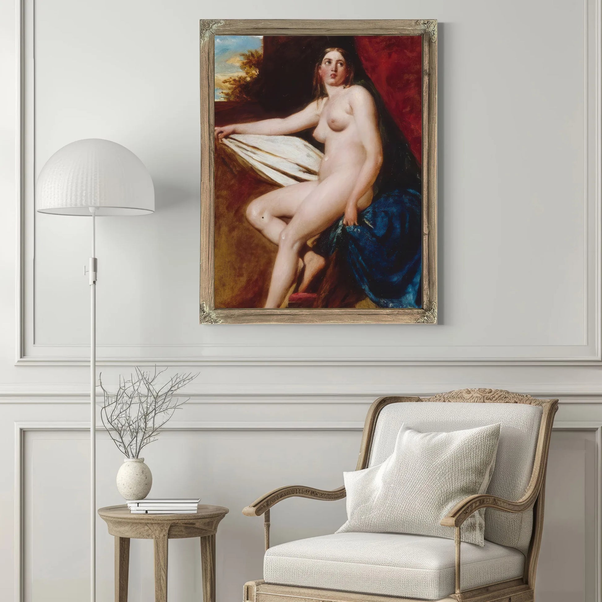 Study Of Female Nude By William Etty Fine Art Print