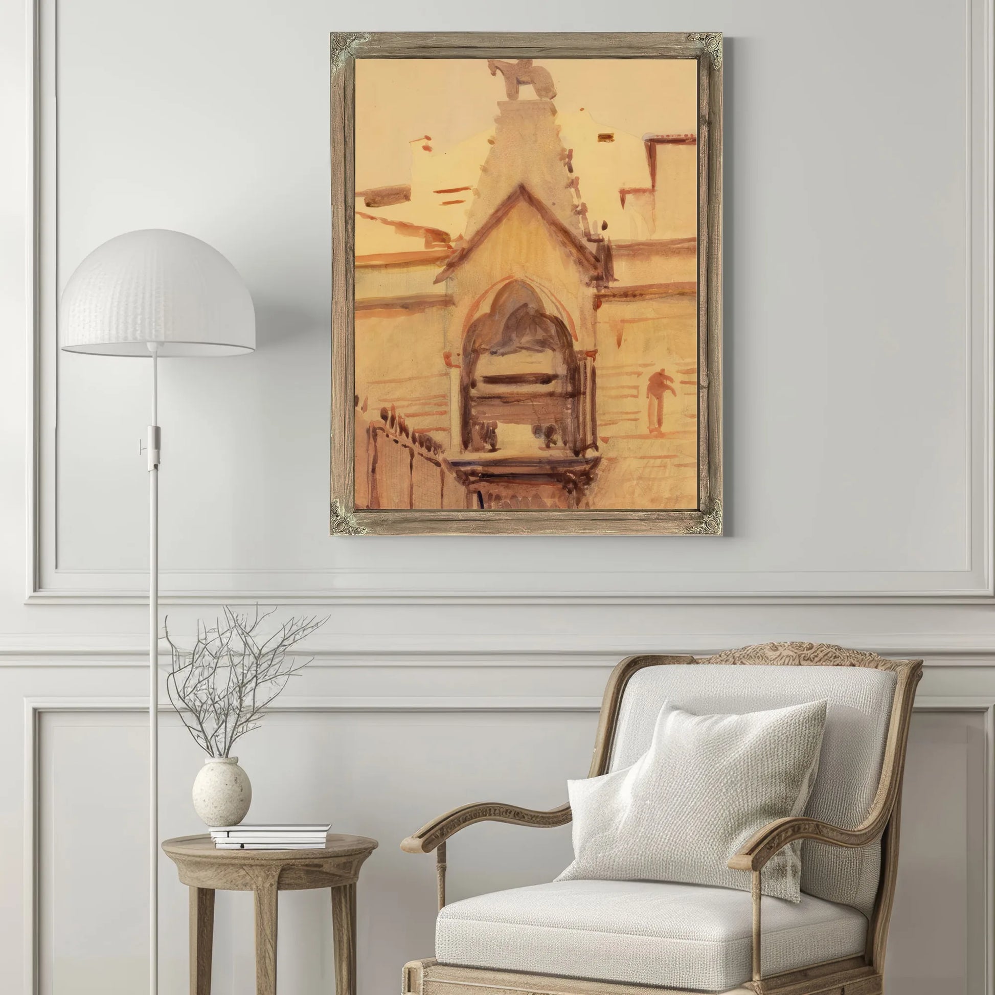 Tomb Of Verona By Abbott Handerson Thayer Fine Art Print
