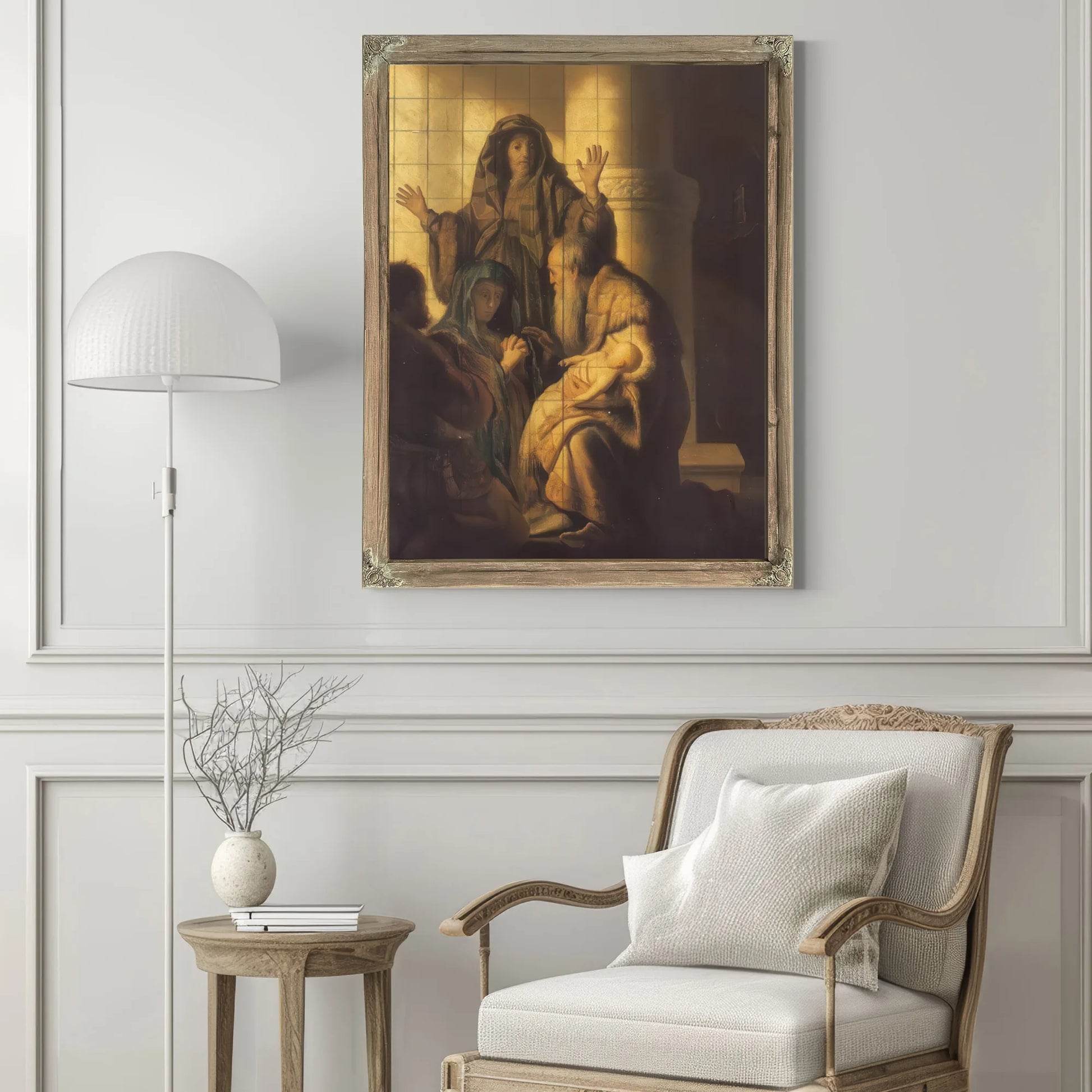 The Presentation Of Jesus In The Temple By Rembrandt Fine Art Print